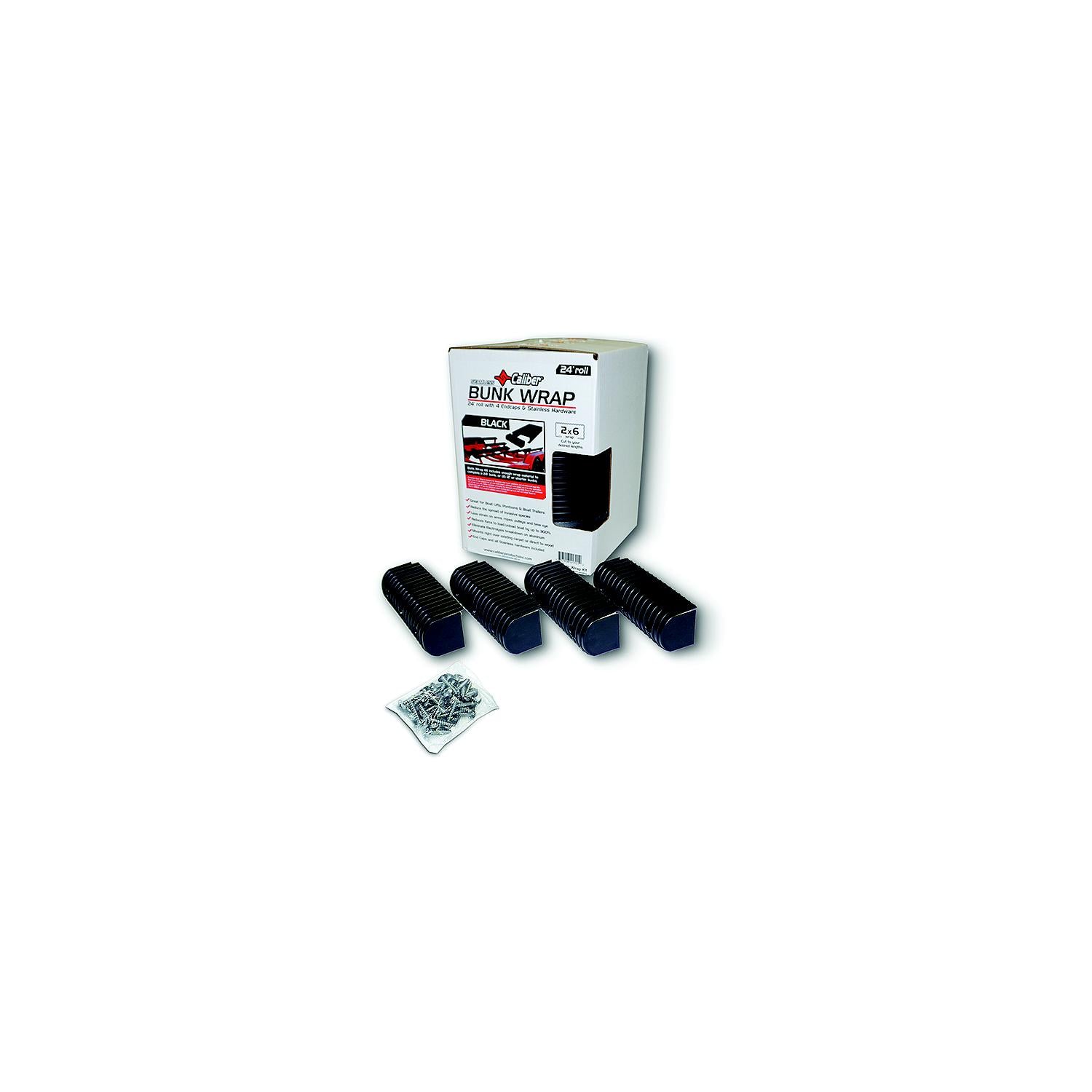 Caliber 23056BK Bunk Wrap Kit (Includes 4 Endcaps and Stainless Steel Hardware) 581-23056BK