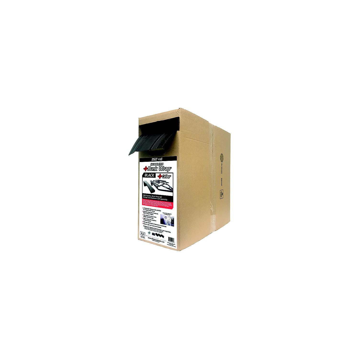 Caliber 23068BK Bunk Wrap 2" x 4" Bunk Wrap, 250' Black 581-23068BK