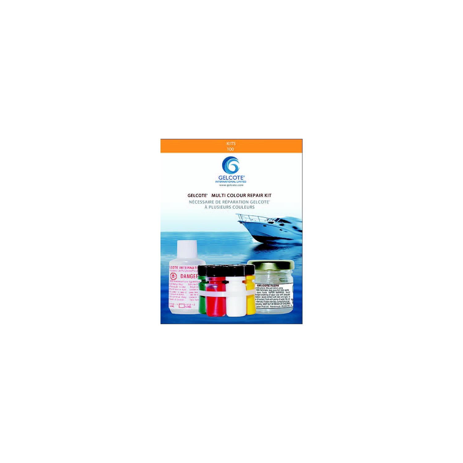 Captain Phab Gelcote Int'l 100 Gelcote Repair Kit, Asst. Colors, 12/case 583-100