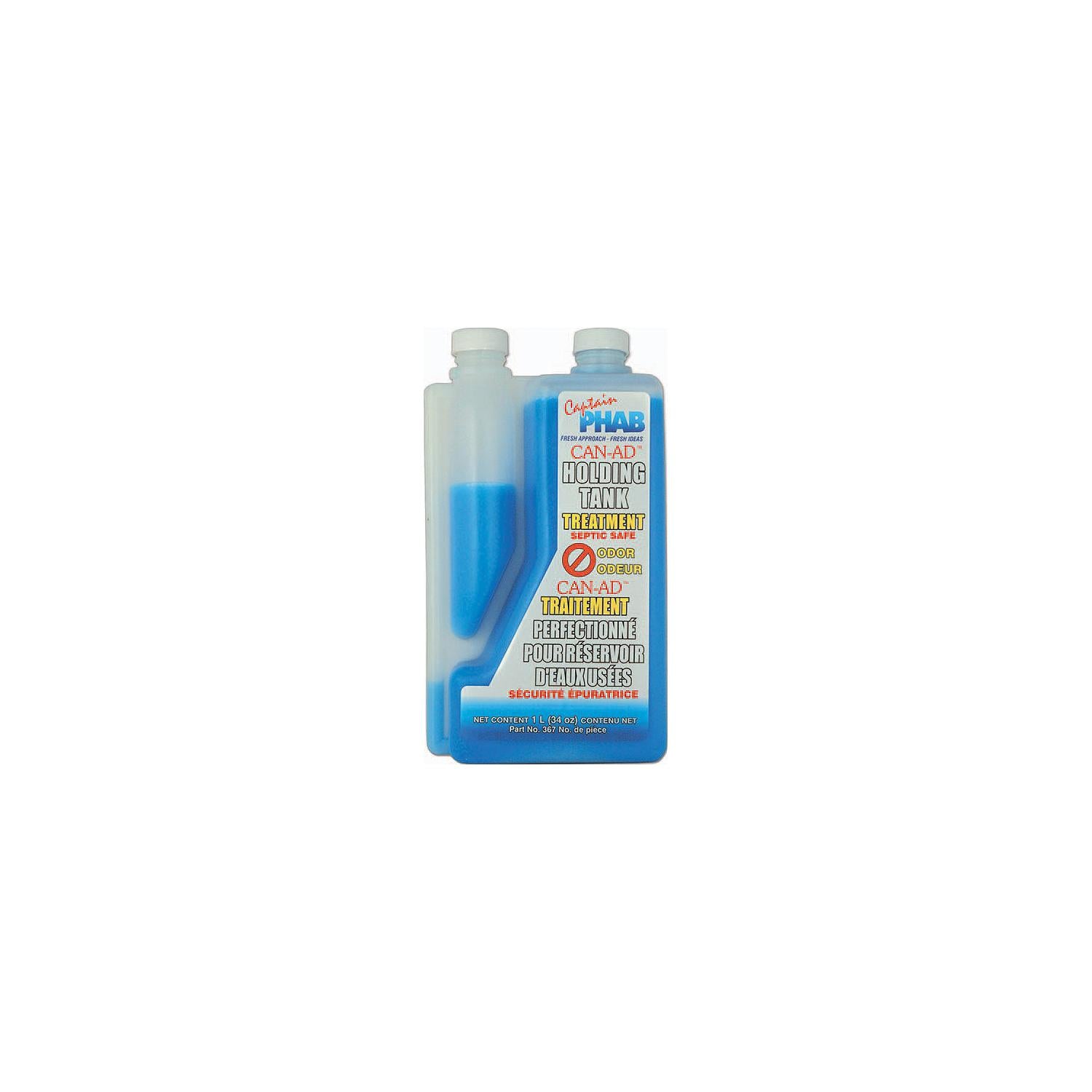 Captain Phab 367 Can Ad Holding Tank Treatment, 1L Liquid, 12/case 583-367