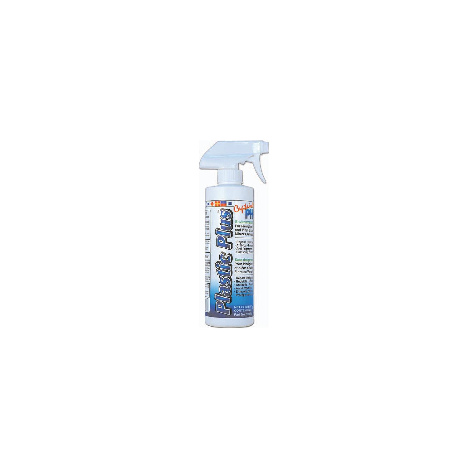 Captain Phab 598 Plastic Plus Cleaner, 500ml spray, case/12 583-598