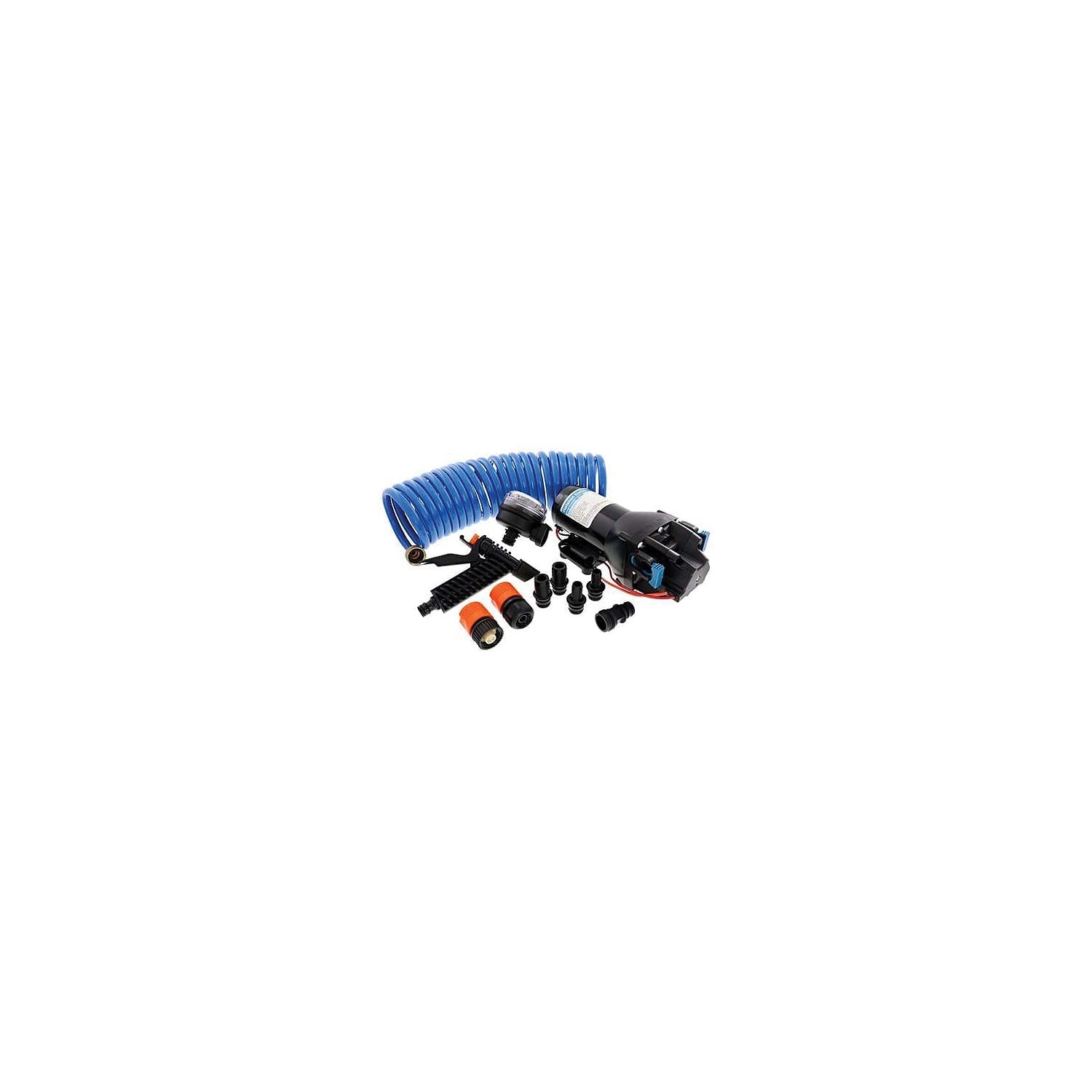 Jabsco Q401J118N4A Hotshot™ Series Washdown Pump Kit w/Hose, 12V, 4GPM 6-Q401J118N4A