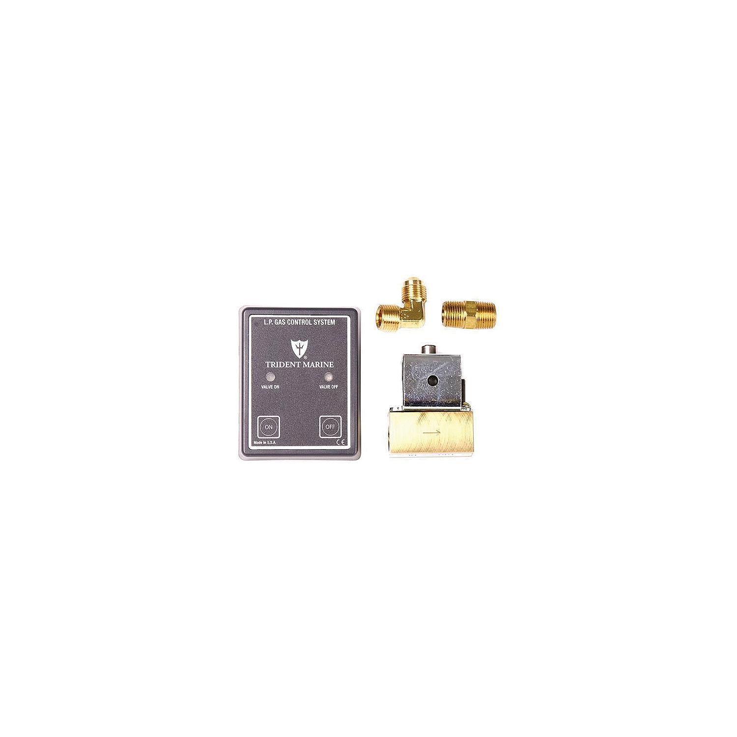 Trident Hose Trident 130077053 Marine Propane Control System, with 3/8" 12V Solenoid 606-130077053