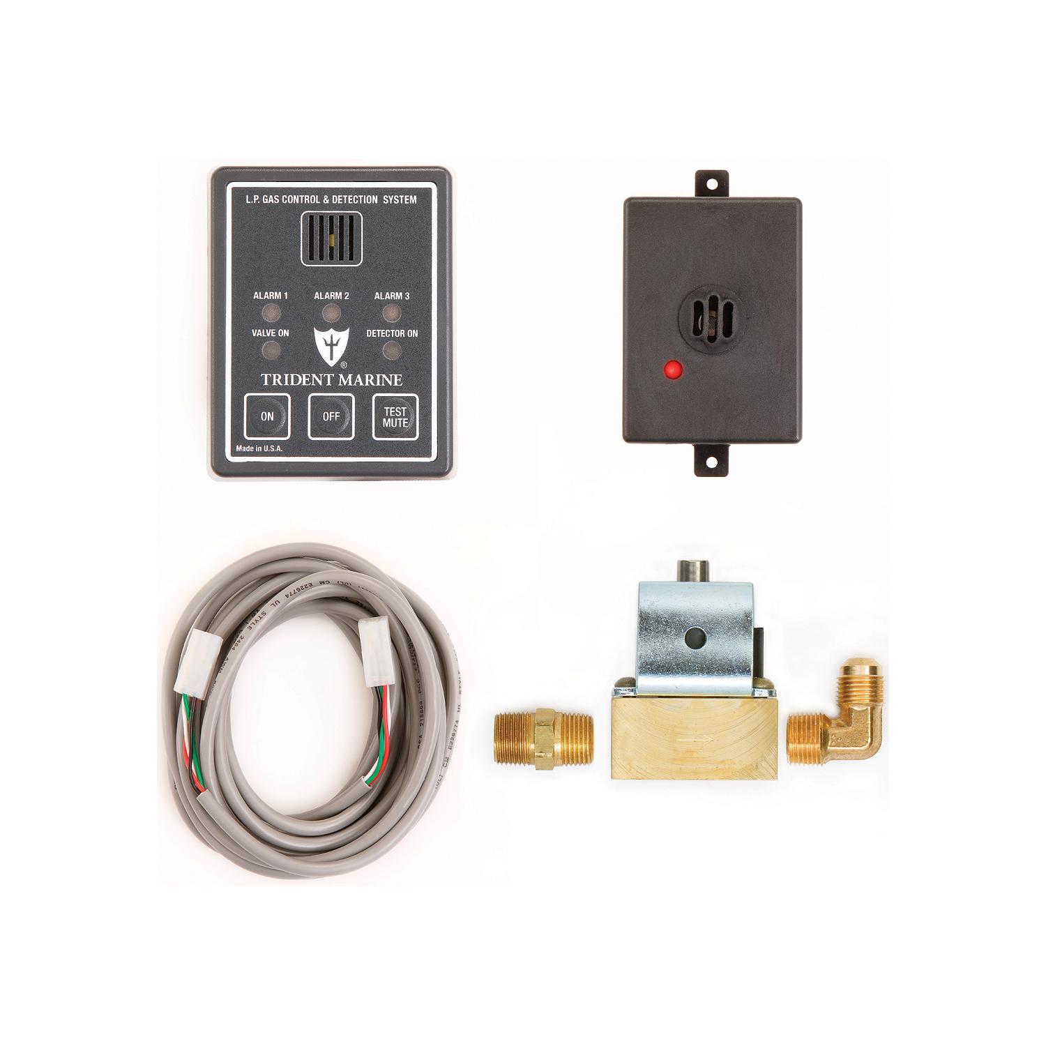 Trident Hose Trident 1300-7761-KIT LPG 12V Control & Detection System with 10' Connect Cable 606-13007761KIT