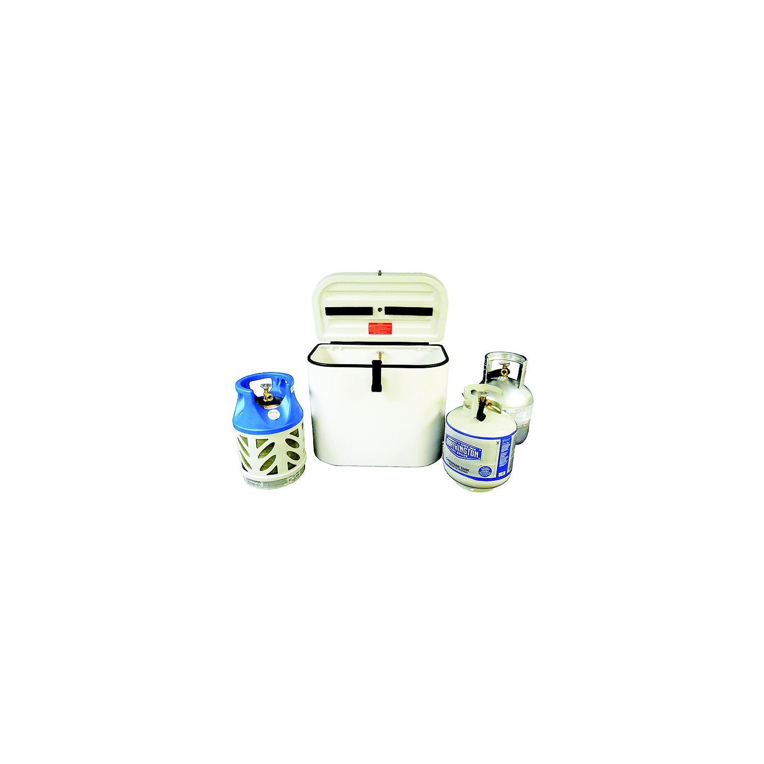 Trident Hose Trident 16021720 Roto Molded LPG Cylinder Locker, Dual 20# 606-16021720