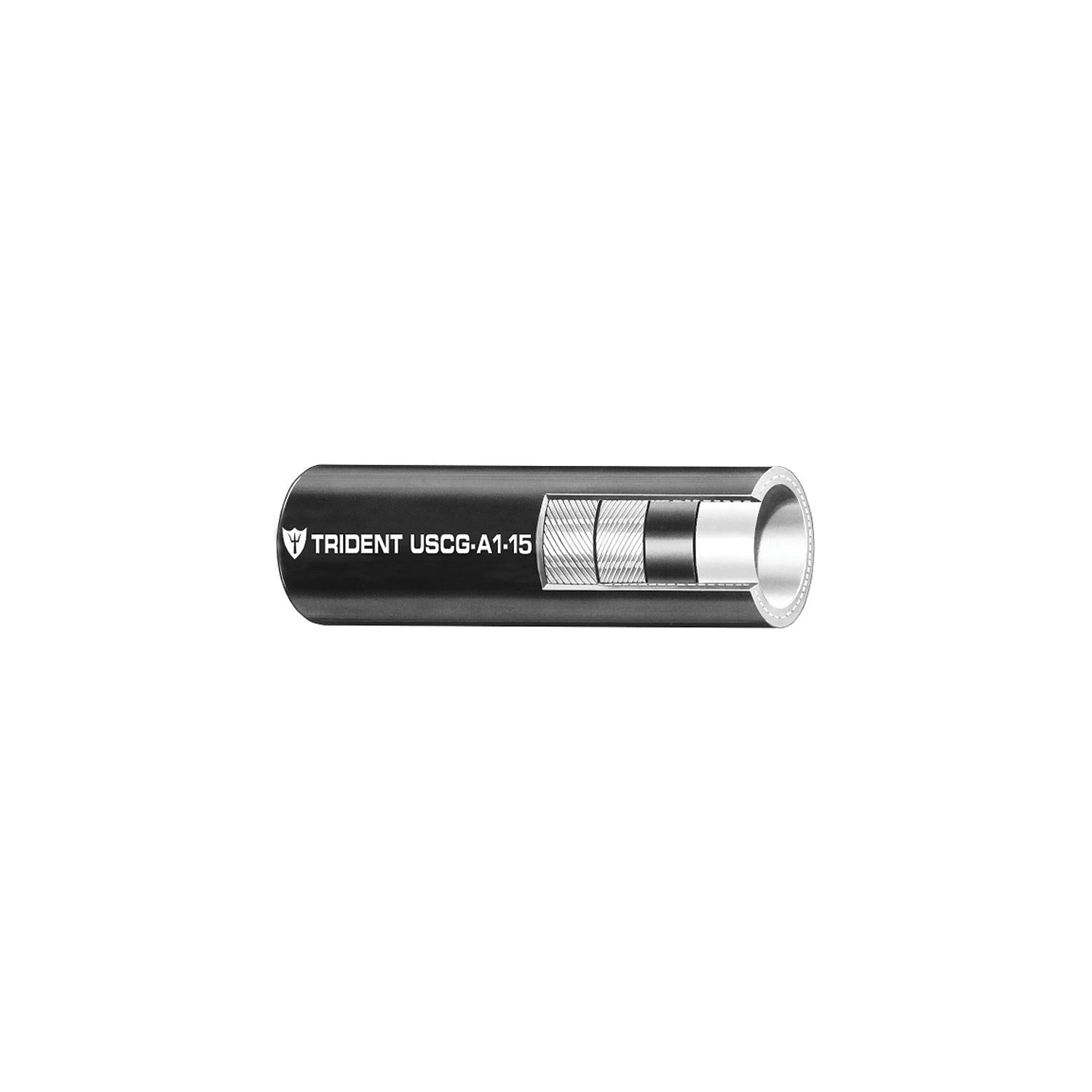 Trident Hose Trident 3650386FT Type A1 Barrier Lined Fuel Hose, 3/8" 606-3650386FT