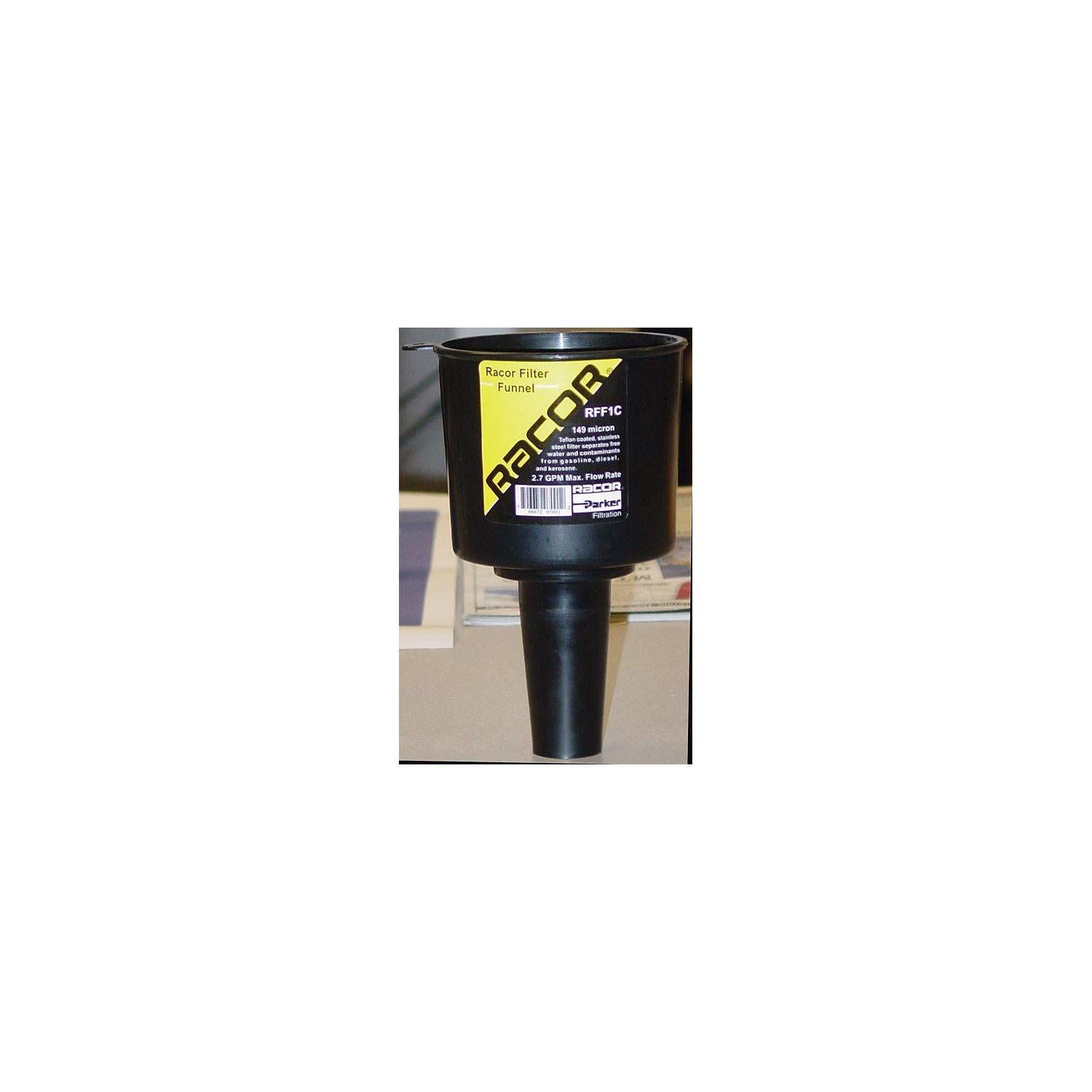 Racor Racor RFF3C Fuel Filter Funnel - Water Separating, 3.9 GPM, 50 Micron