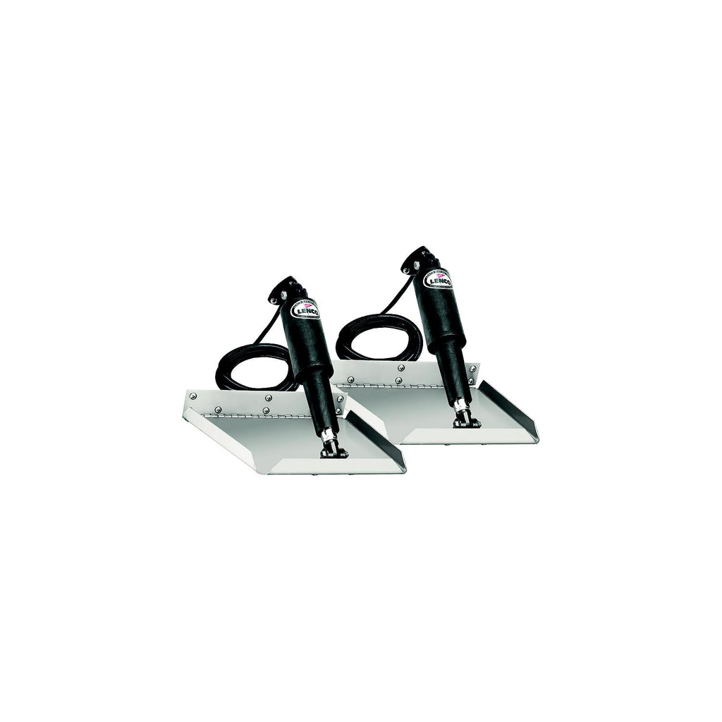 Lenco Lenco 12" x 9" Edge Mount Electric Trim Tab Kit w/o Switch