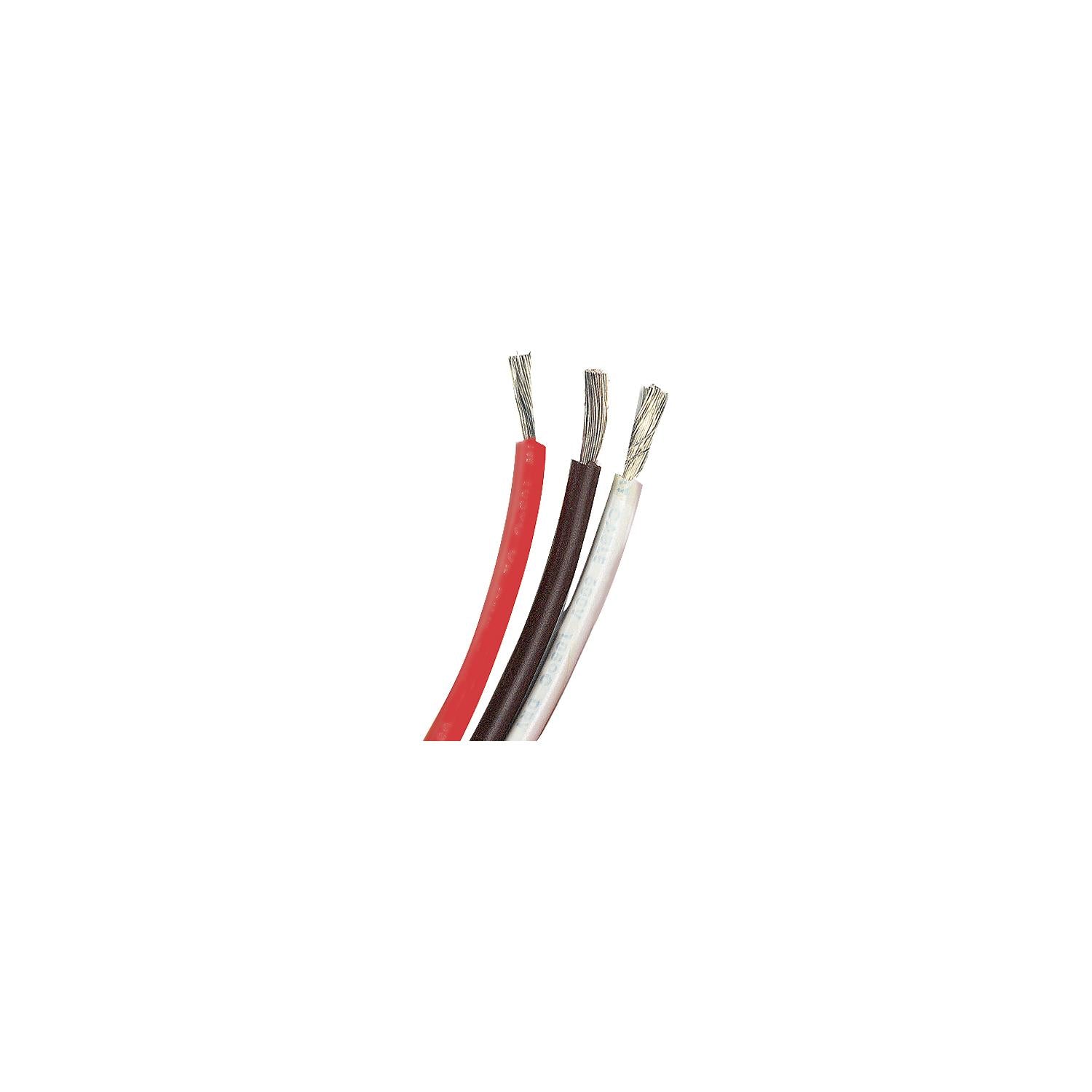 Ancor 108902 Marine Grade™ Tinned Copper Primary Wire, #10 AWG, 25', White 639-108902