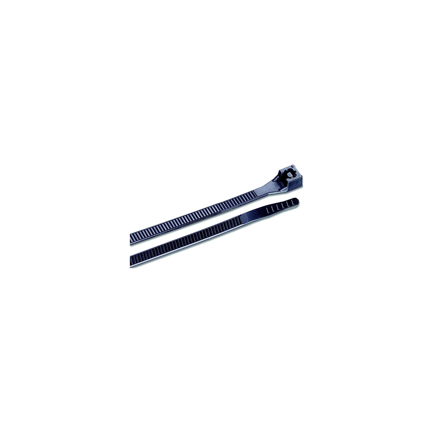 Ancor Standard Cable Ties, 11" UV Black, 100/pk 639-199211