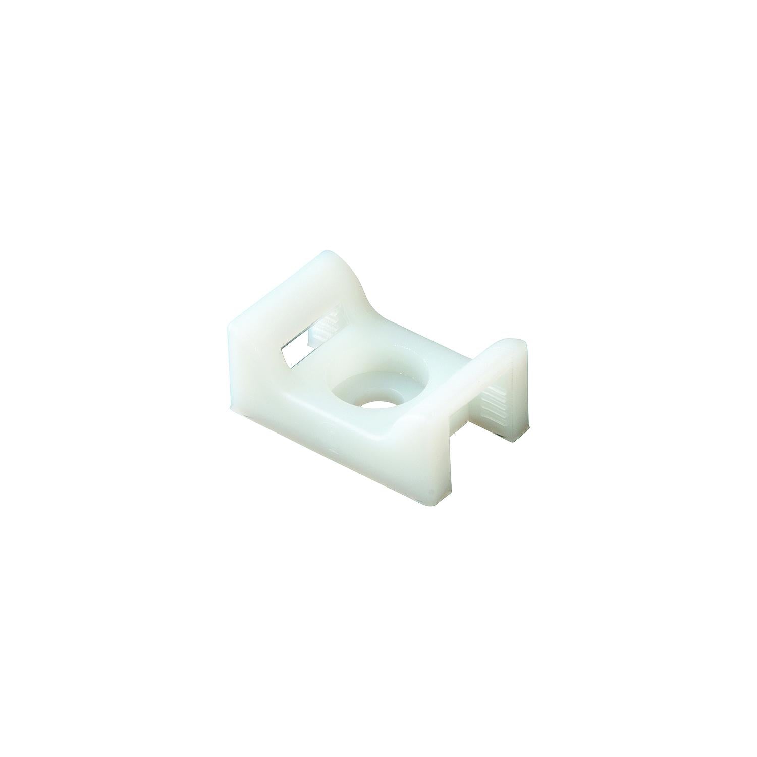 Ancor Cable Tie Screw Mounts, Natural, 100/pk 639-199232