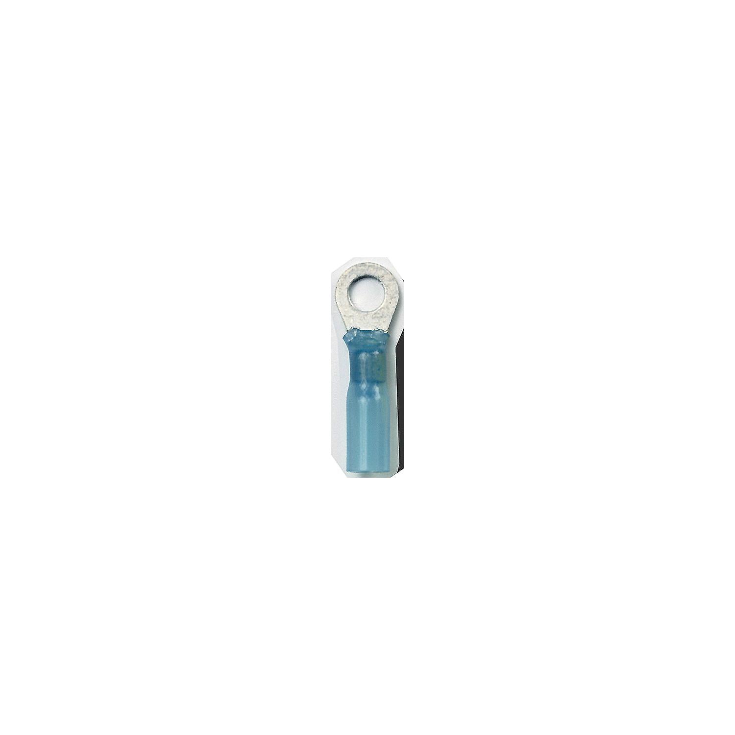 Ancor Ancor 311203 Marine Grade™ Heat Shrink Ring Terminals, #8 Fastener, 16-14 Wire, Blue, 3/Pk