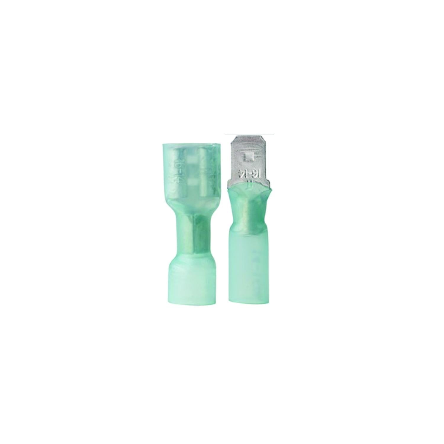 Ancor 317825 Marine Grade® Heat Shrink Disconnects, 16-14 Female, Blue, 25/pk 639-317825