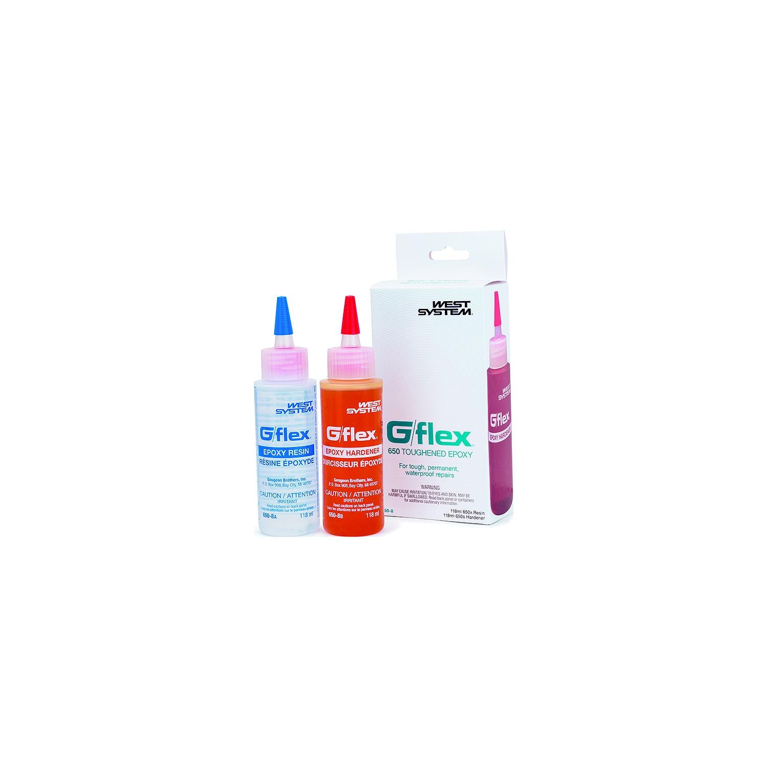 West System West System G/Flex Epoxy Bottles, 8 oz. (2ea 4 oz. bottles)