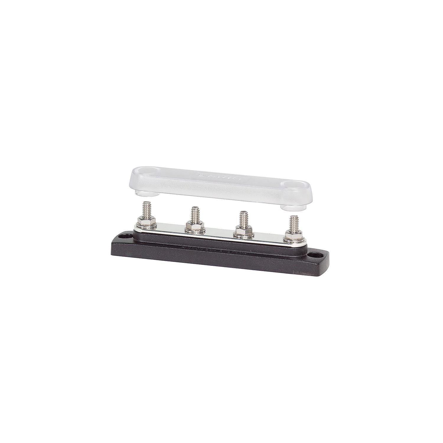 Blue Sea Systems Busbar 4 x 1/4" Stud Common Bus w/cover 661-2307