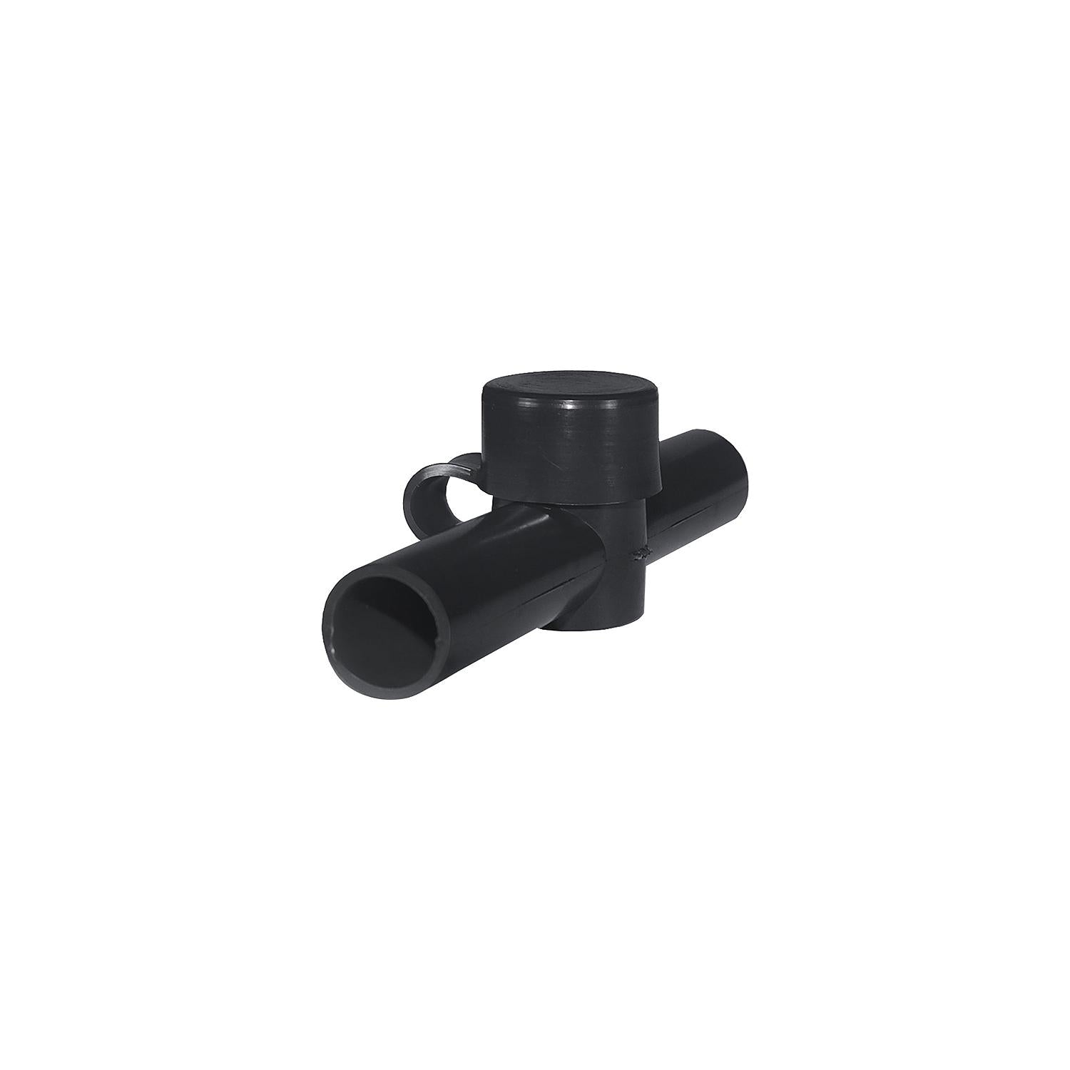Blue Sea 4002 Dual Entry Cable Cap, Black, Up to 2/0 AWG 661-4002