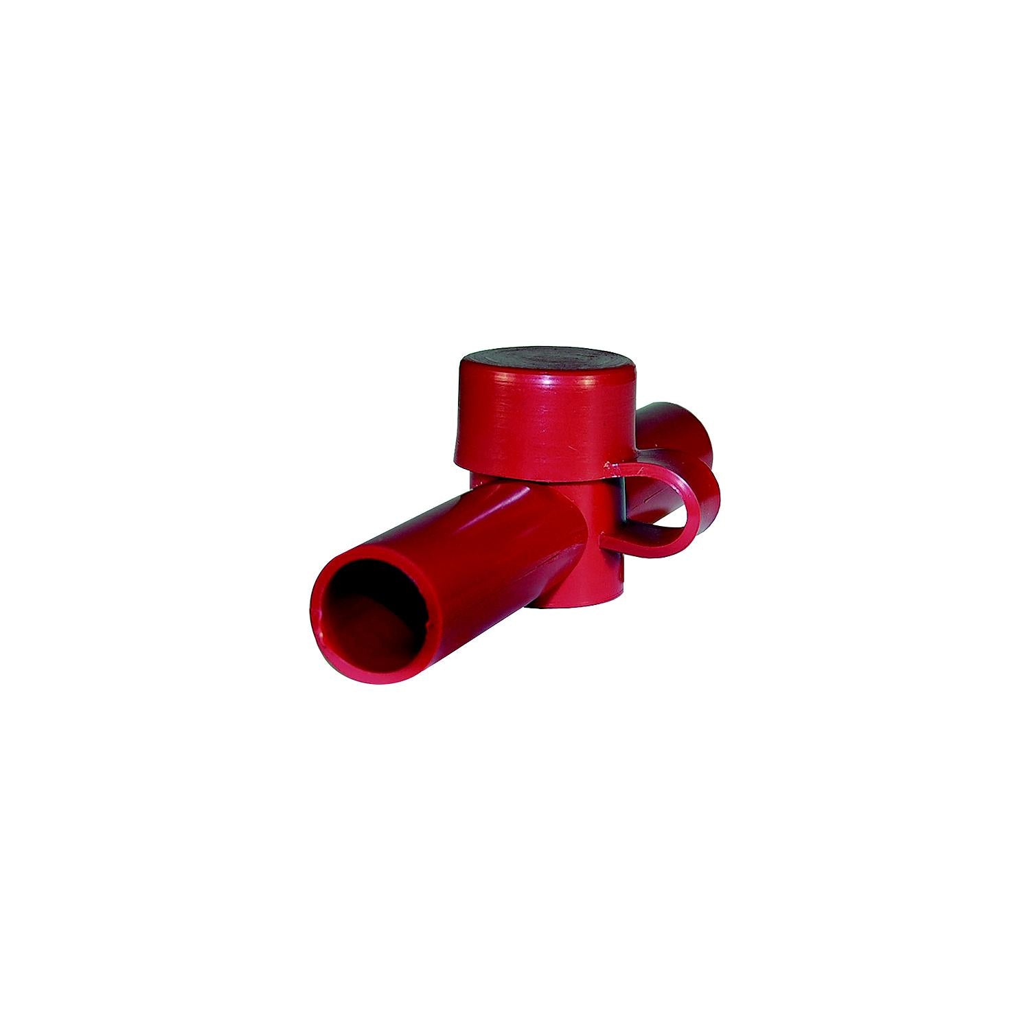 Blue Sea 4003 Dual Entry Cable Cap, Red, Up to 2/0 AWG 661-4003