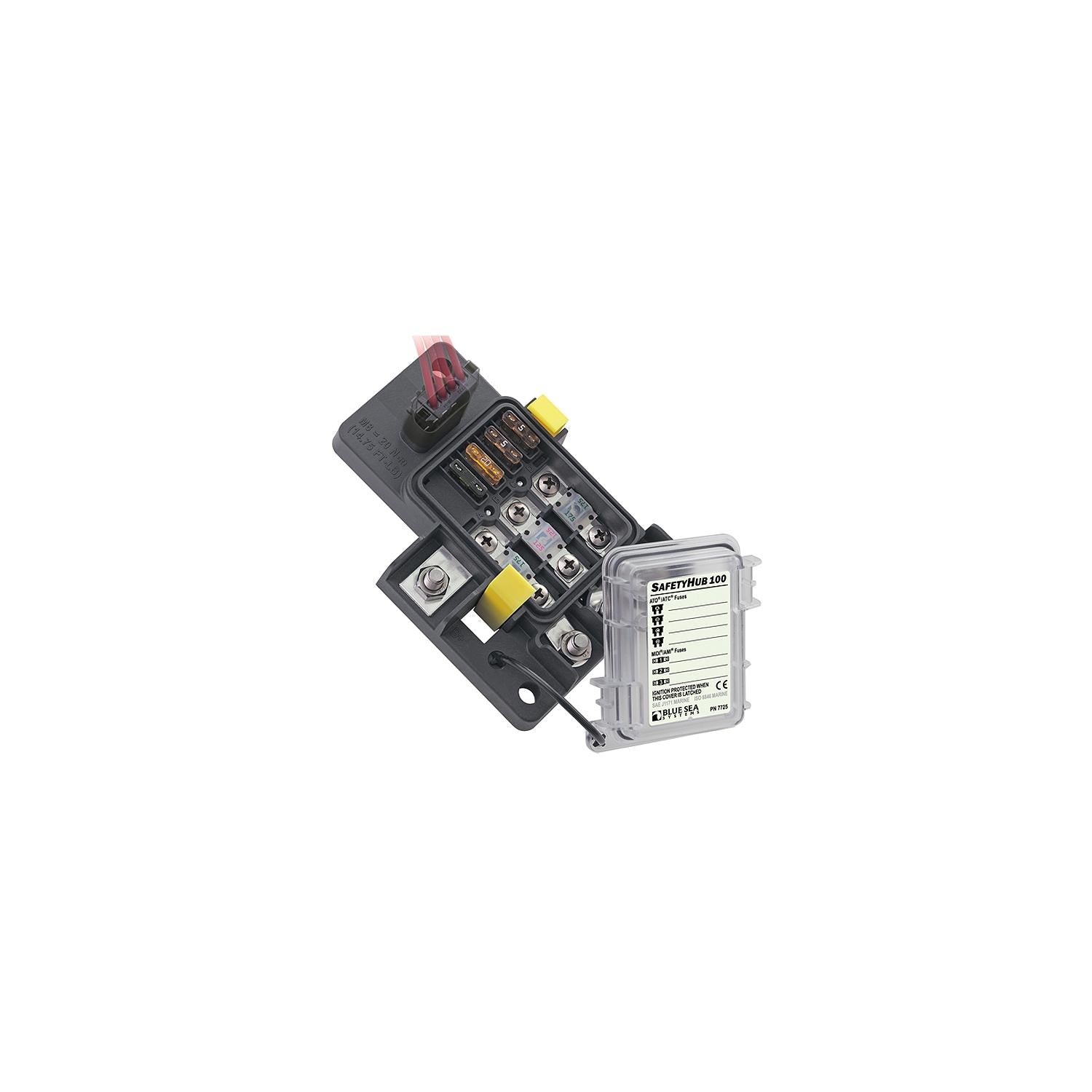 Blue Sea Systems Safetyhub 100 Fuse Block 661-7725