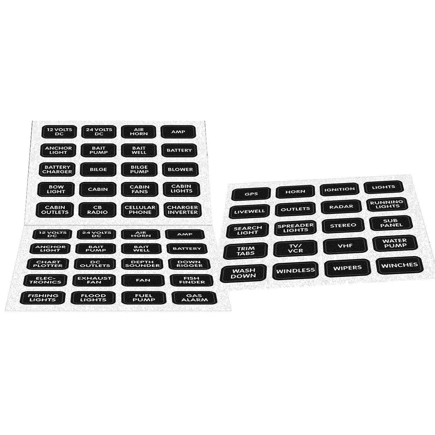 Blue Sea Systems DC Label Kit w/60 Labels 661-8214