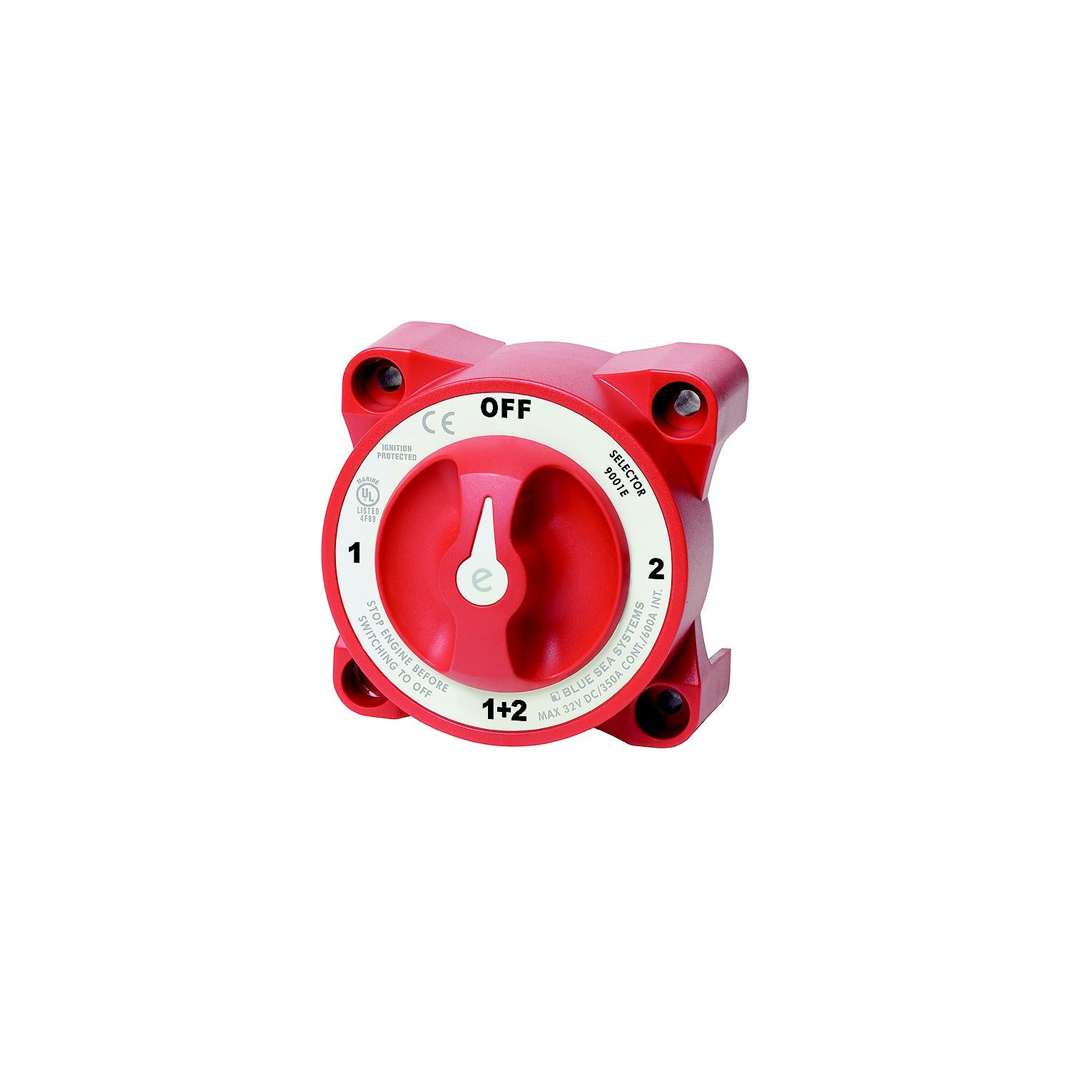 Blue Sea Systems 9001e e-Series 4 Position Selector Battery Switch 661-9001E