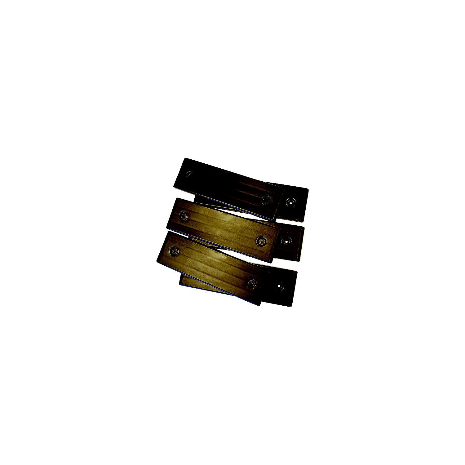 Ironwood Pacific 0132 E-Z Slide Trailer Bunk Pads, Kit 3, Black 664-0132