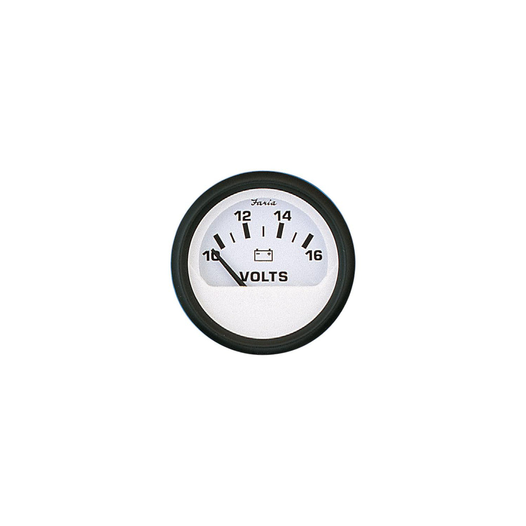 Faria Instruments Faria Instruments Faria Euro 2" Voltmeter Gauge (10-16 VDC)