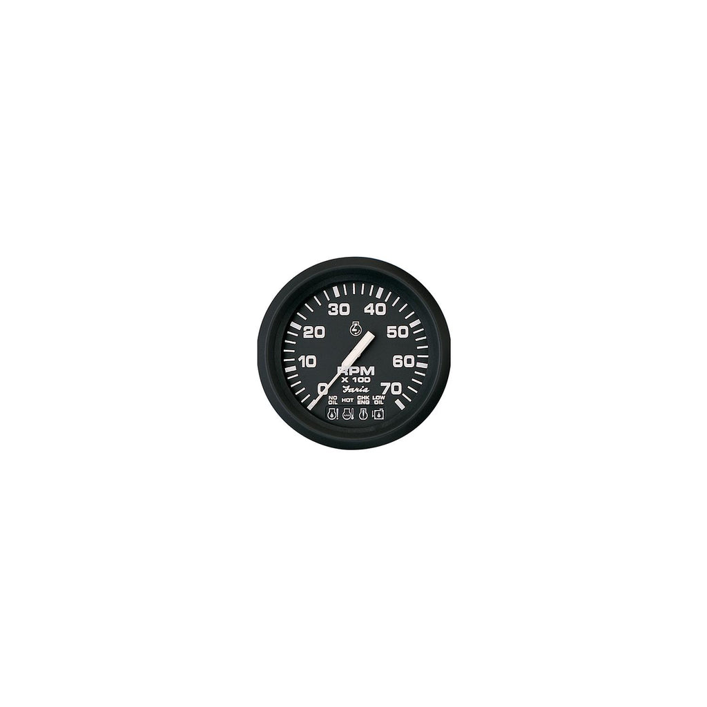 Faria Instruments Faria Instruments Faria 32805 Euro 4" Gauge - 7000 RPM Tachometer (All Outboard)