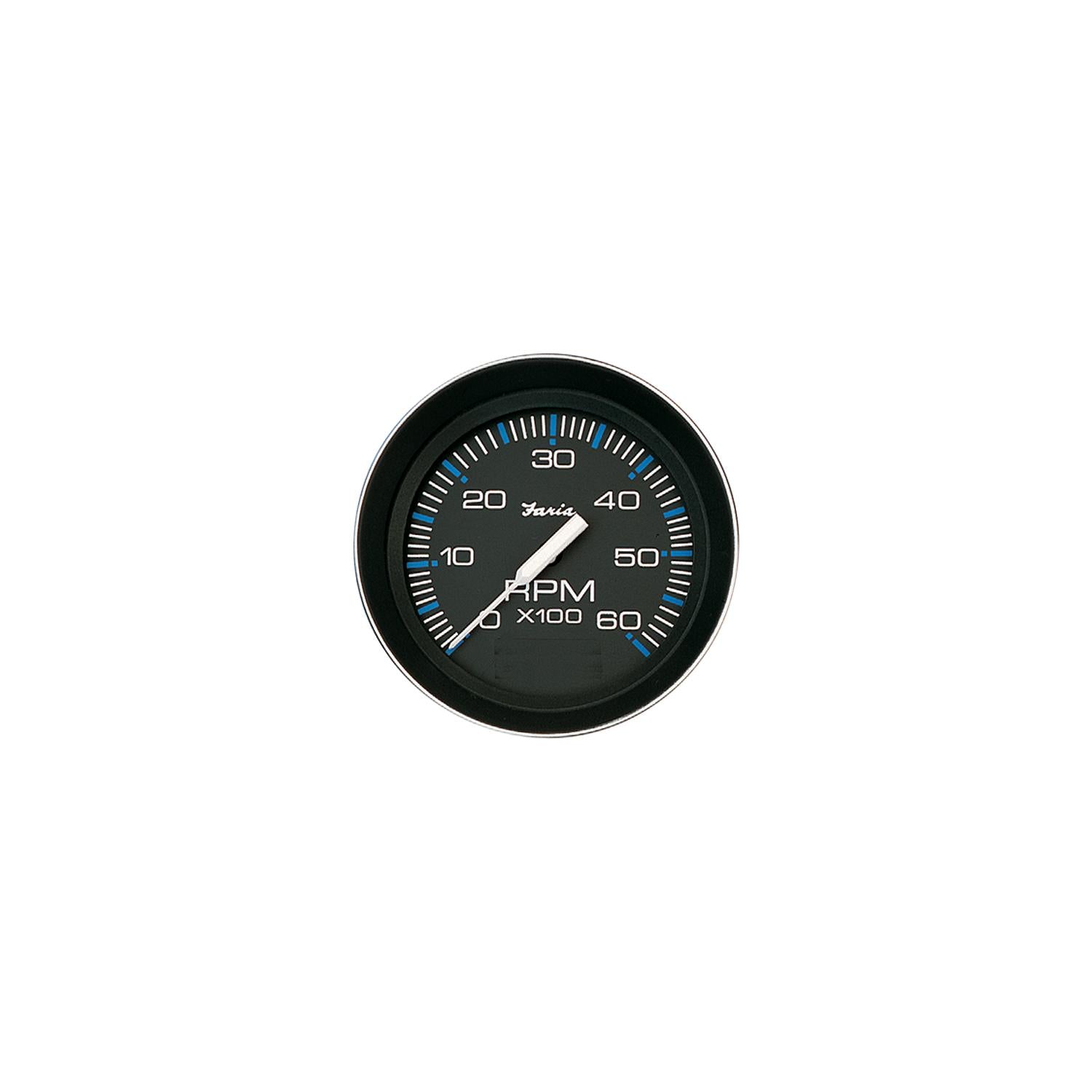 Faria Instruments Faria Coral Black 4" Gauge - 7000 RPM Tachometer (All Outboard) 678-33005