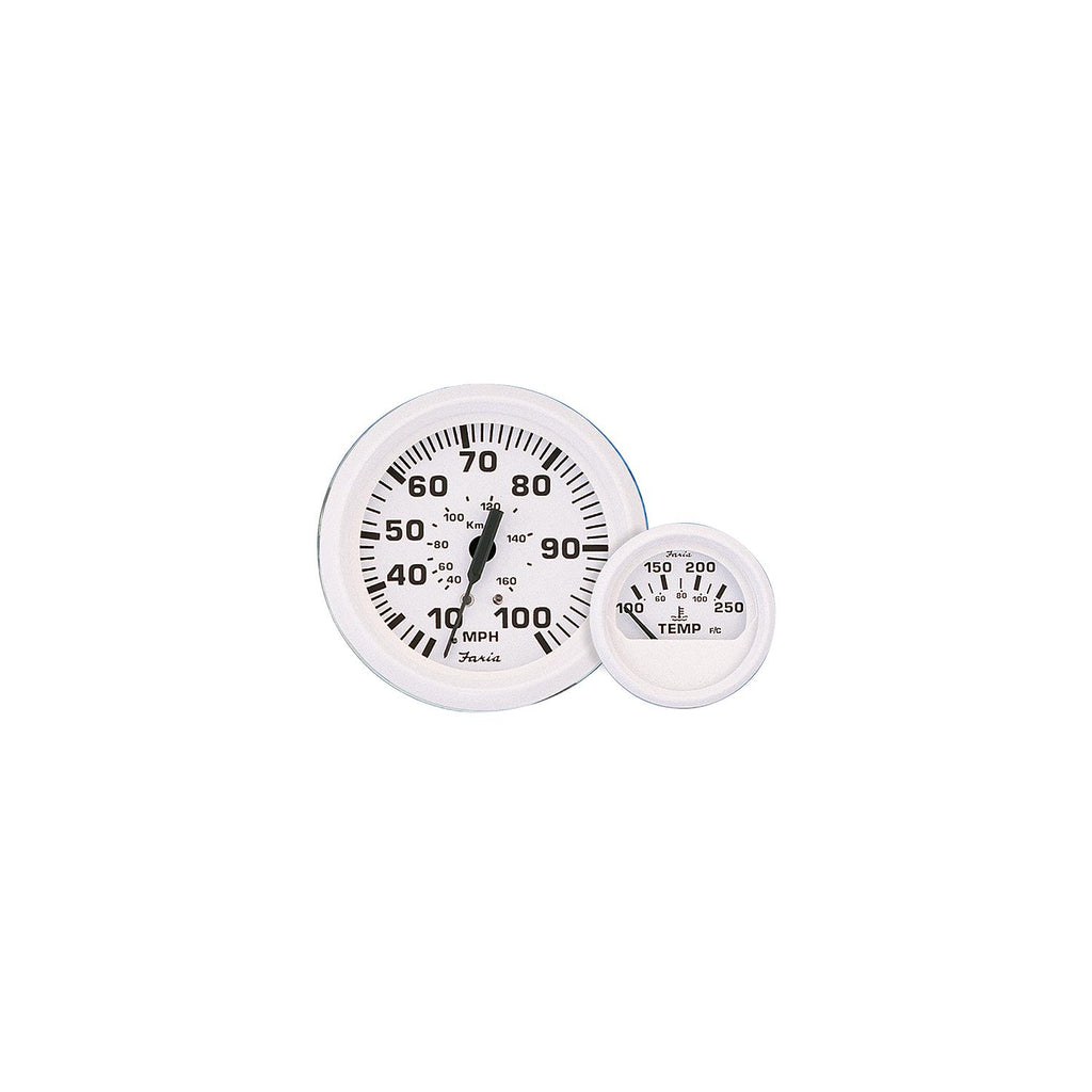 Faria Instruments Faria Instruments Faria Dress White 2" Voltmeter Gauge (10-16 VDC)