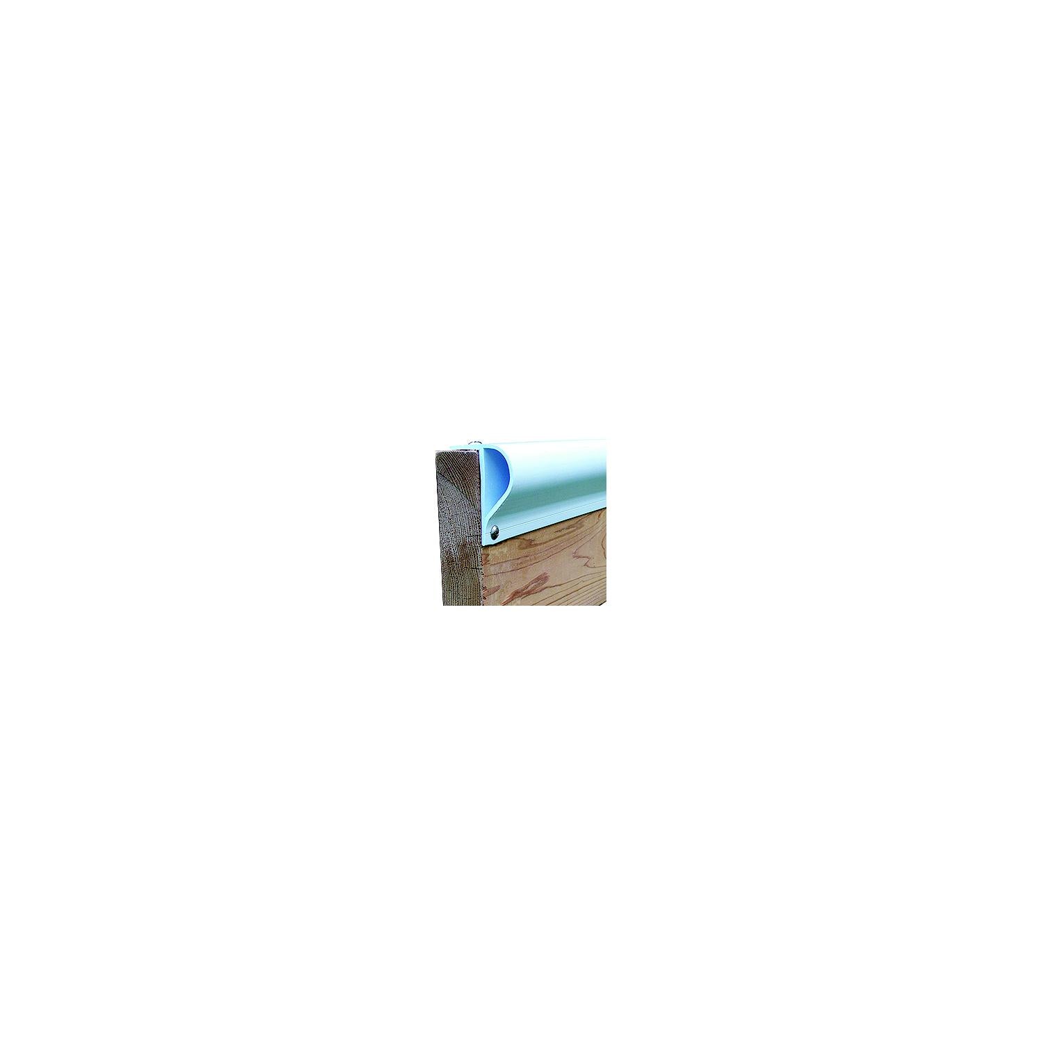 Dock Edge 1180F Slant "P" Profile, White, 16' Roll 686-1180F