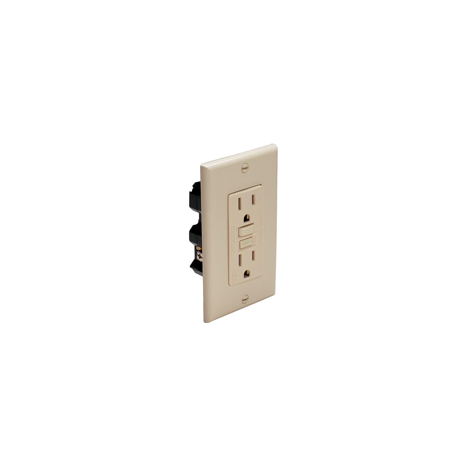 Marinco 1591-FI Ground Fault Circuit Interrupter (GFCI), Ivory 69-1591FI