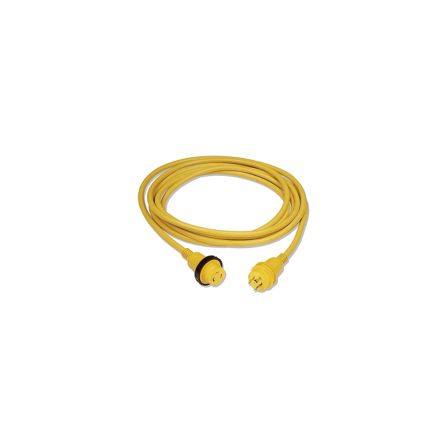 Marinco 199116 30A/125V Powercord Plus® ShorePower Cordset w/LED, 12' Yellow 69-199116