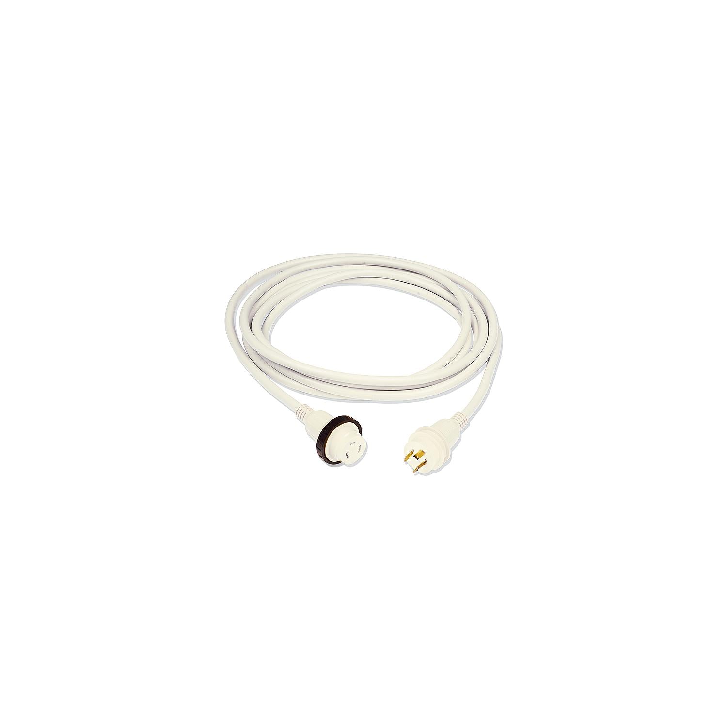 Marinco 199120 30A/125V Powercord Plus® ShorePower Cordset w/LED, 50' White 69-199120