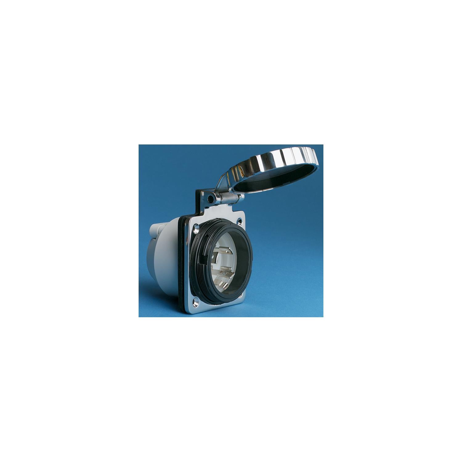 Marinco Marinco 30A/125V Stainless Steel Power Inlet