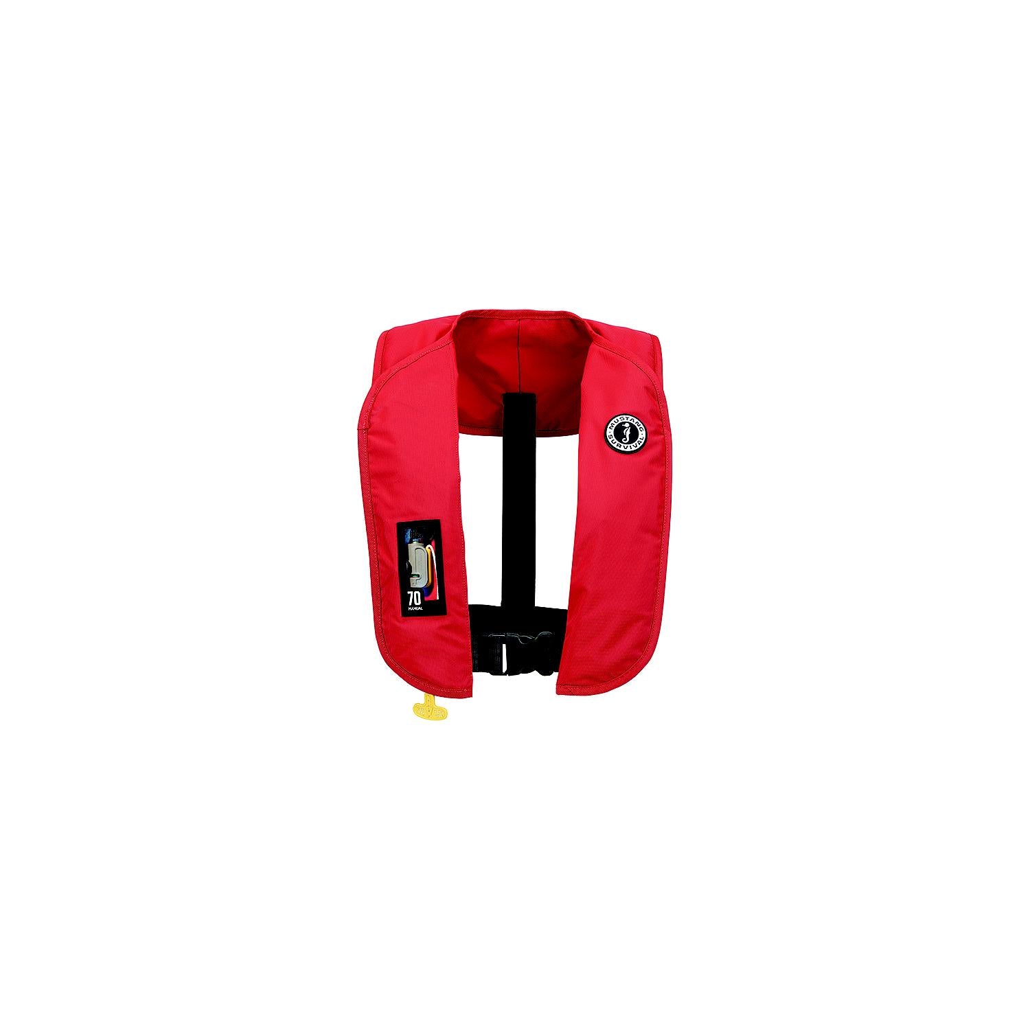 Mustang Survival Mustang Survival MD40414 M.I.T™ 70 Manual Inflatable PFD, Red