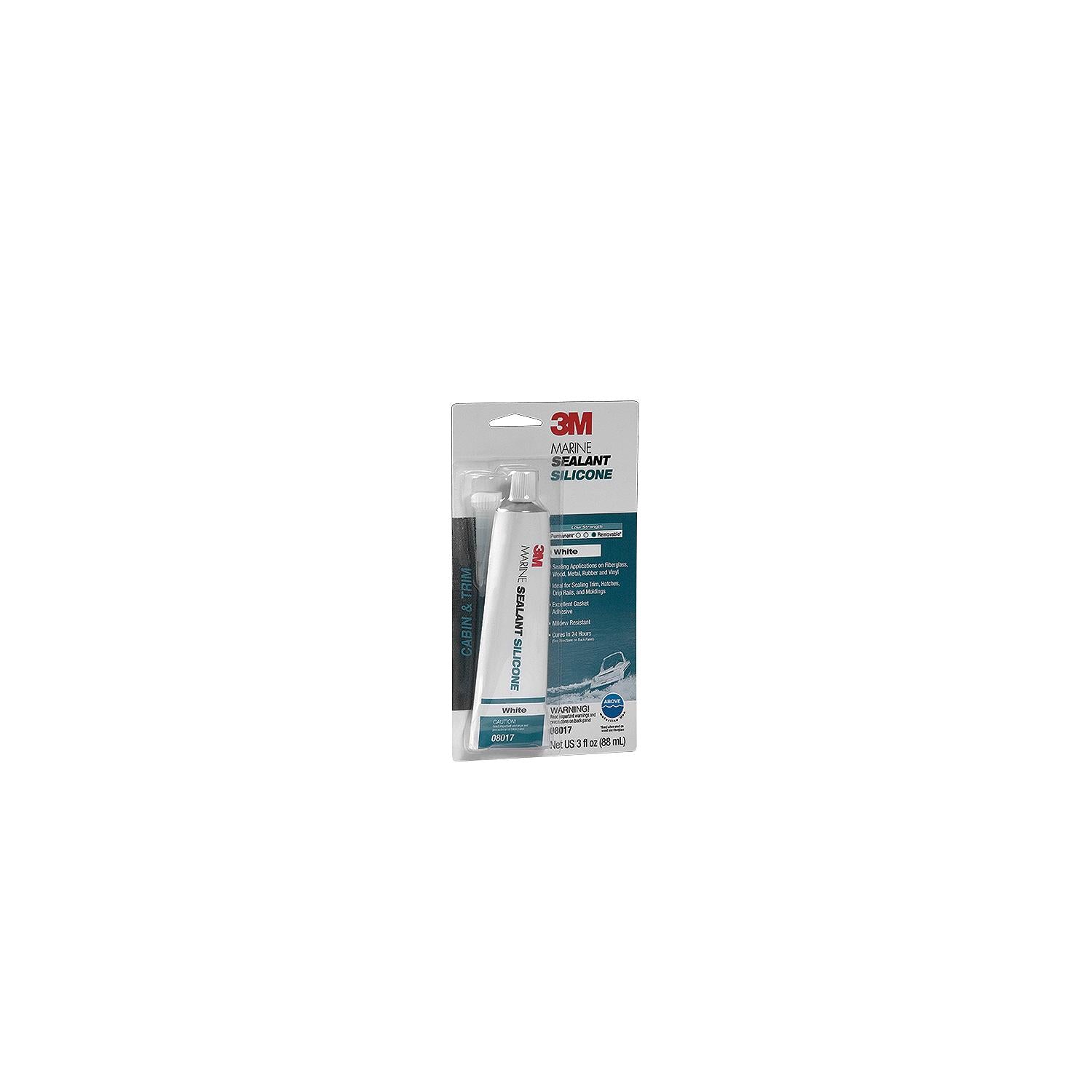 3M 3M Mildew Res. Silicone-White 3 oz.
