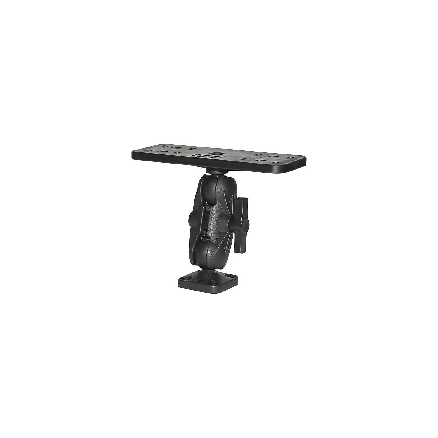 Scotty 0163 1.5" Ball Mount With Fishfinder Plate 736-0163