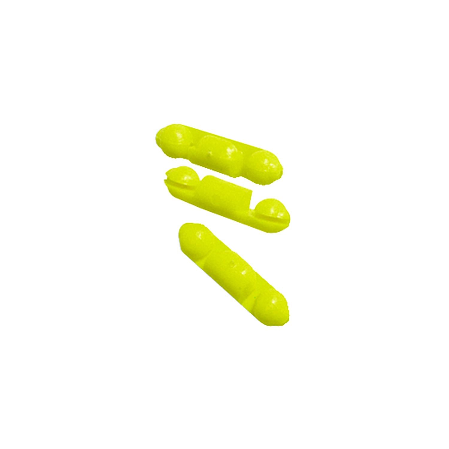 Scotty "S" Stopper Beads, Yellow, 6/pk 736-1008