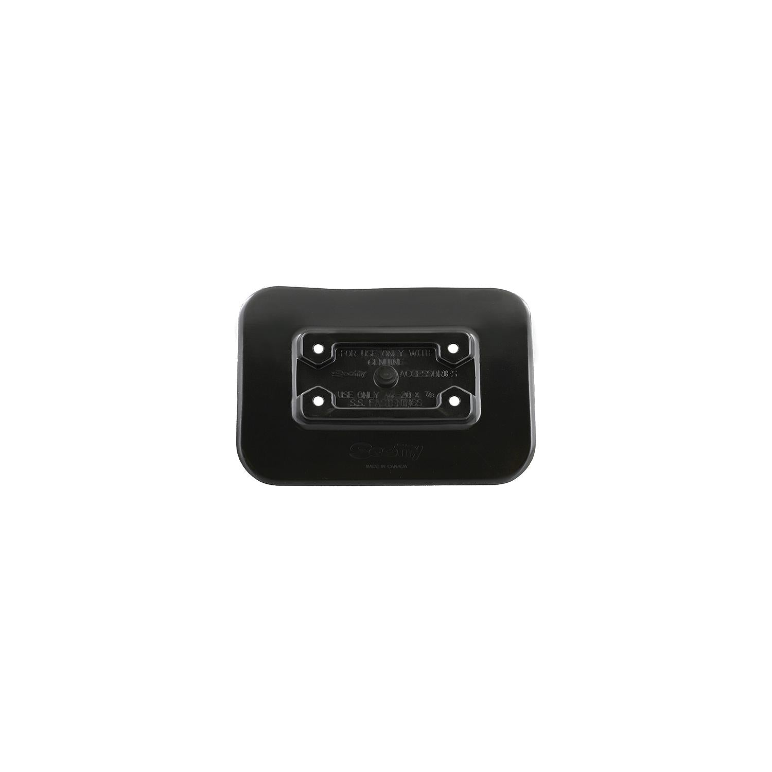 Scotty 341BK Glue-On Mount Pad, Black, 5" x 7", 6/case 736-341BK