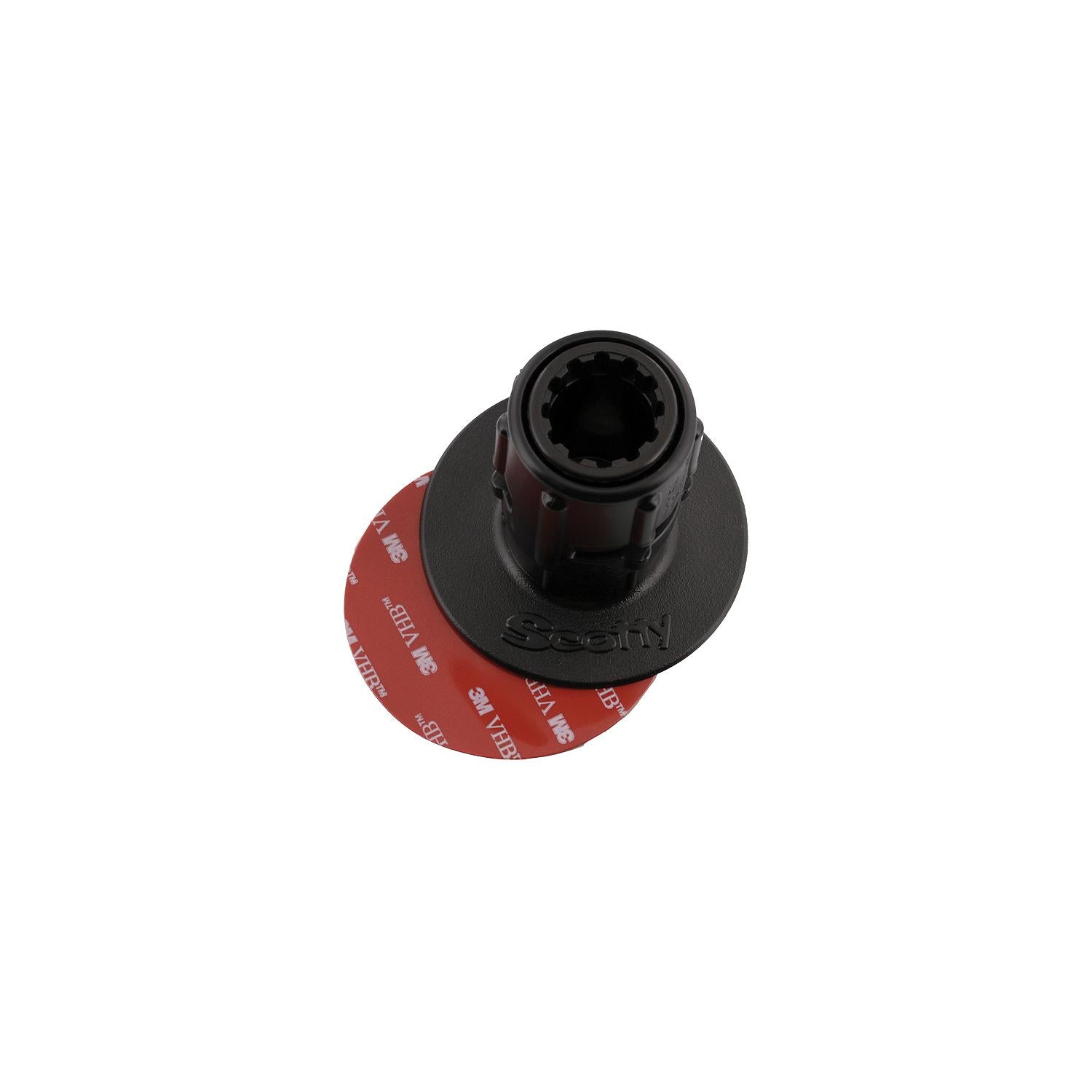 Scotty 448S 3" Stick-On Accessory Mount w/Gear-Head, 12/case 736-448S