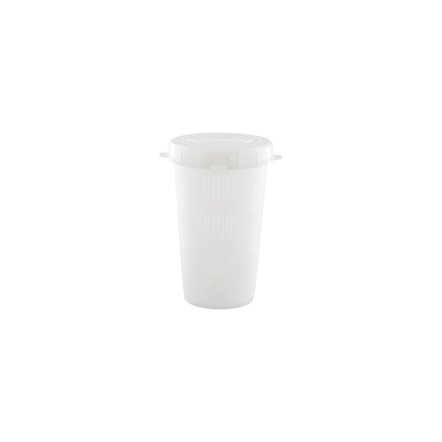 Scotty 671S 1L Vented Bait Jar, White, 100/case 736-671S