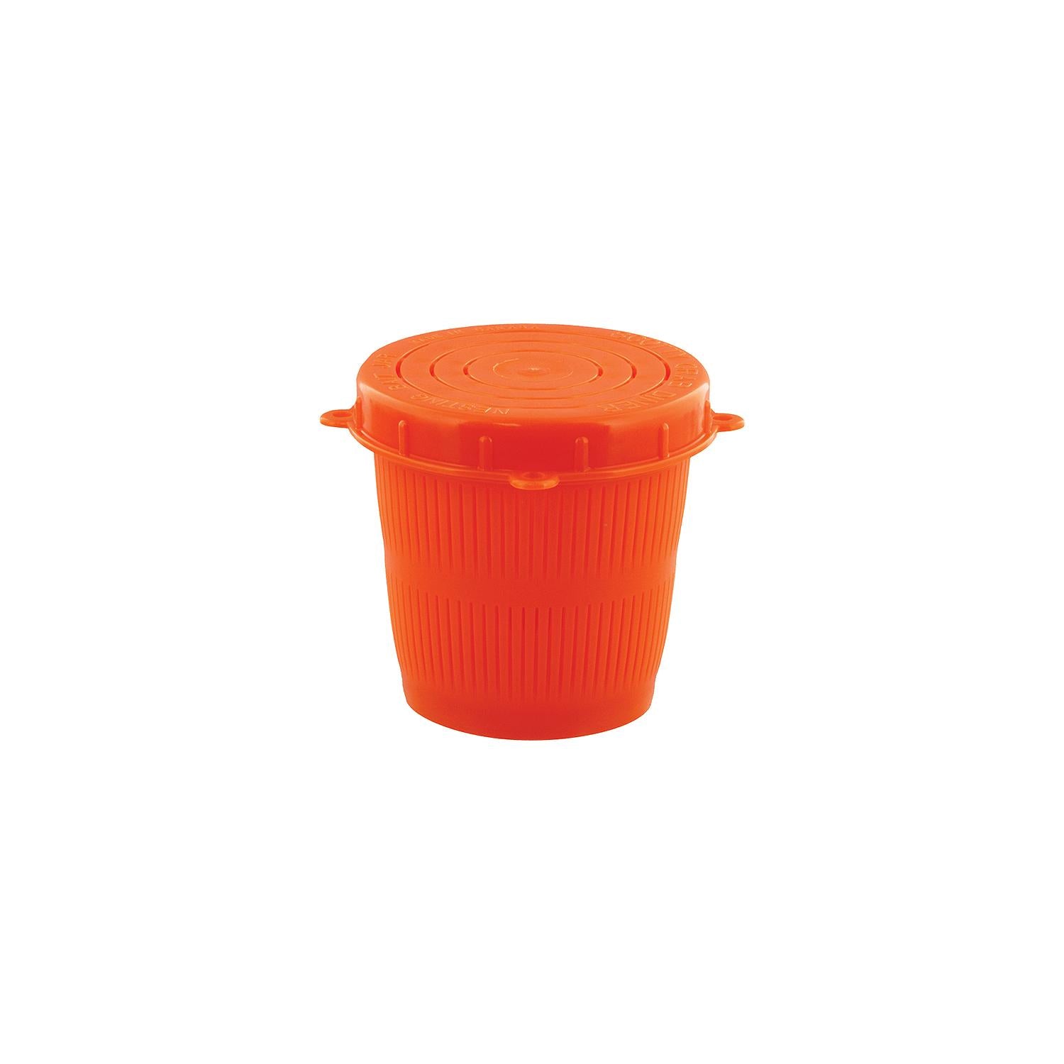 Scotty 672 0.5L Vented Bait Jar, Florescent Red, 100/case 736-672