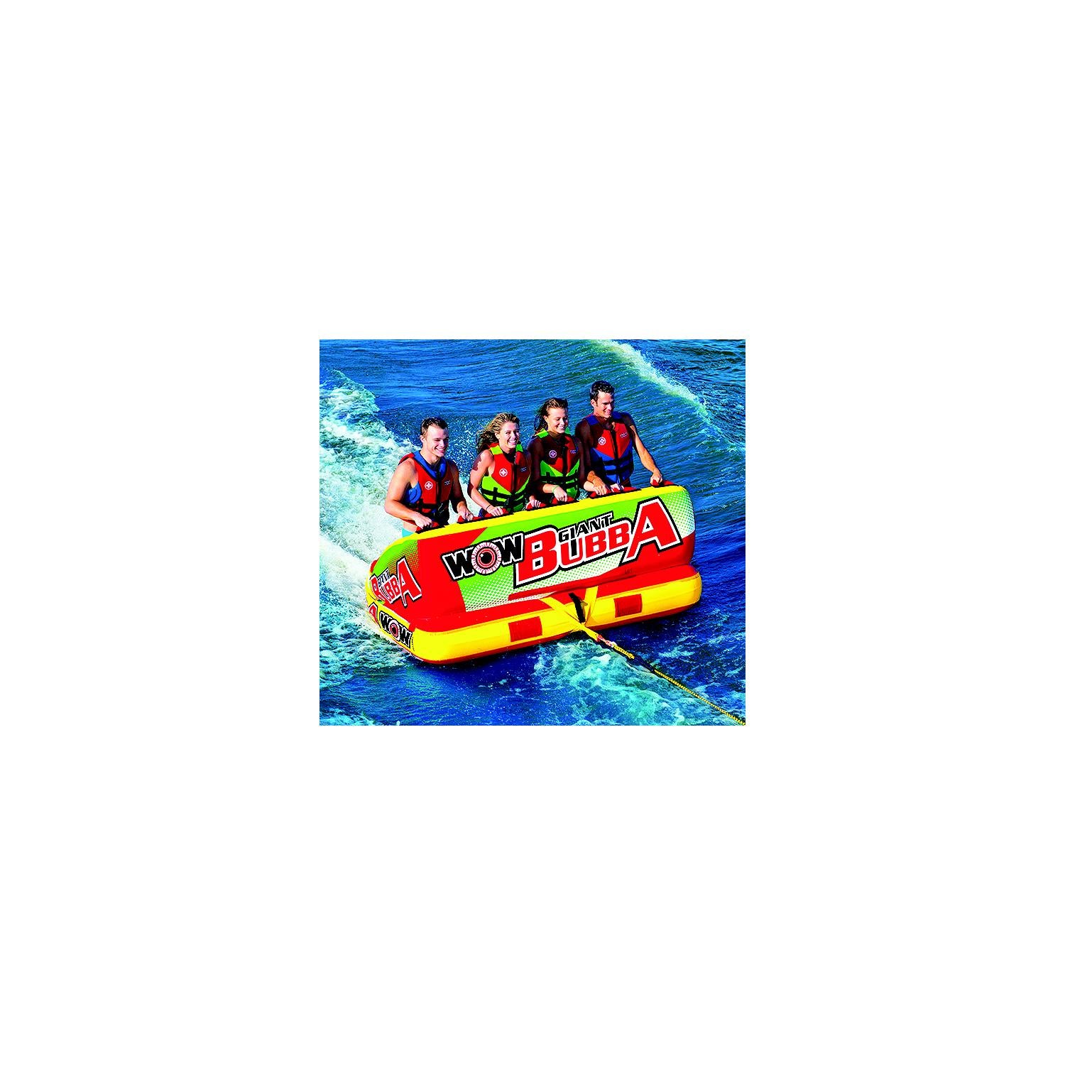 WOW Watersports WOW Bubba Hi-Vis Towable, 1-4 Riders 742-171070