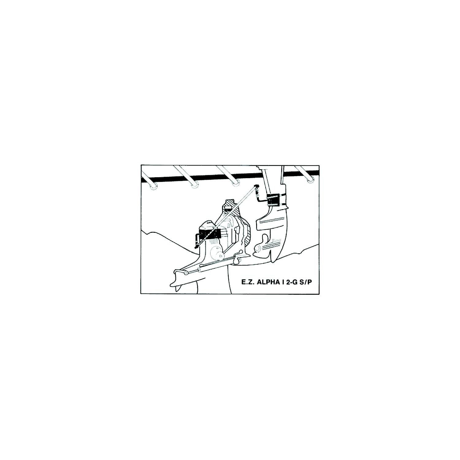 EZ Steer EZ Steer EZ-Steer EZ37003 MerCruiser Alpha 1 2nd Generation Bracket Assembly Kit C-C 29-33" (Includes Bracket Onl...
