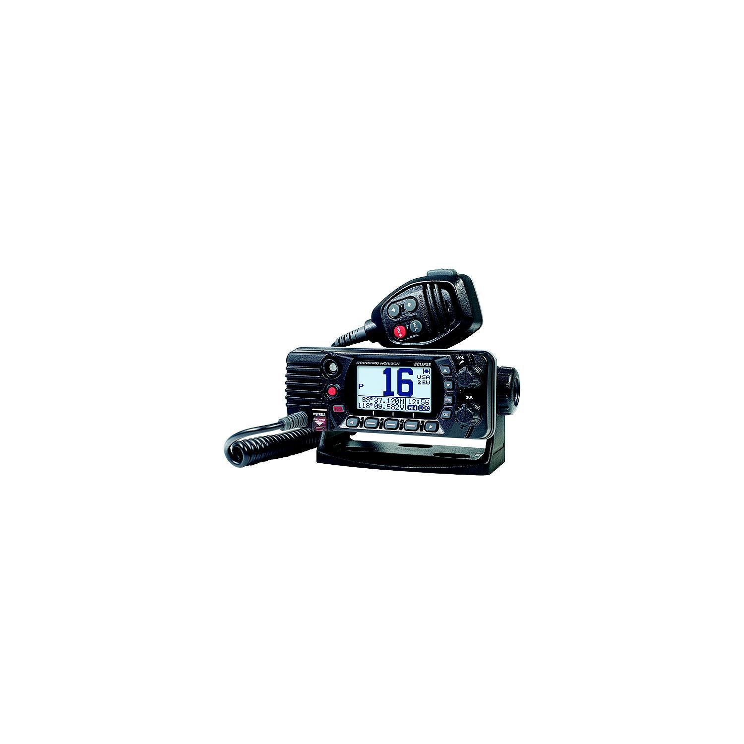 Standard Horizon GX1400GB Eclipse-Series VHF Radio w/GPS, Black 783-GX1400GB