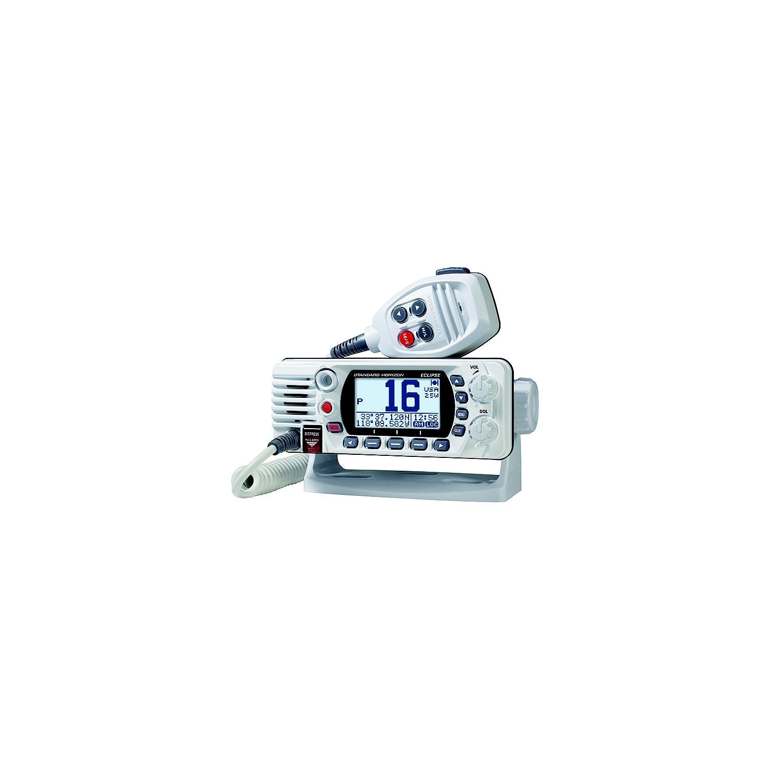 Standard Horizon GX1400GW Eclipse-Series VHF Radio w/GPS, White 783-GX1400GW