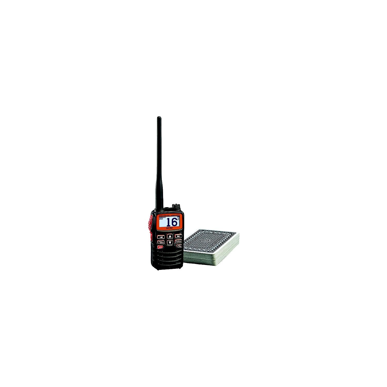 Standard Horizon HX40 6 Watt Ultra Compact VHF Radio 783-HX40