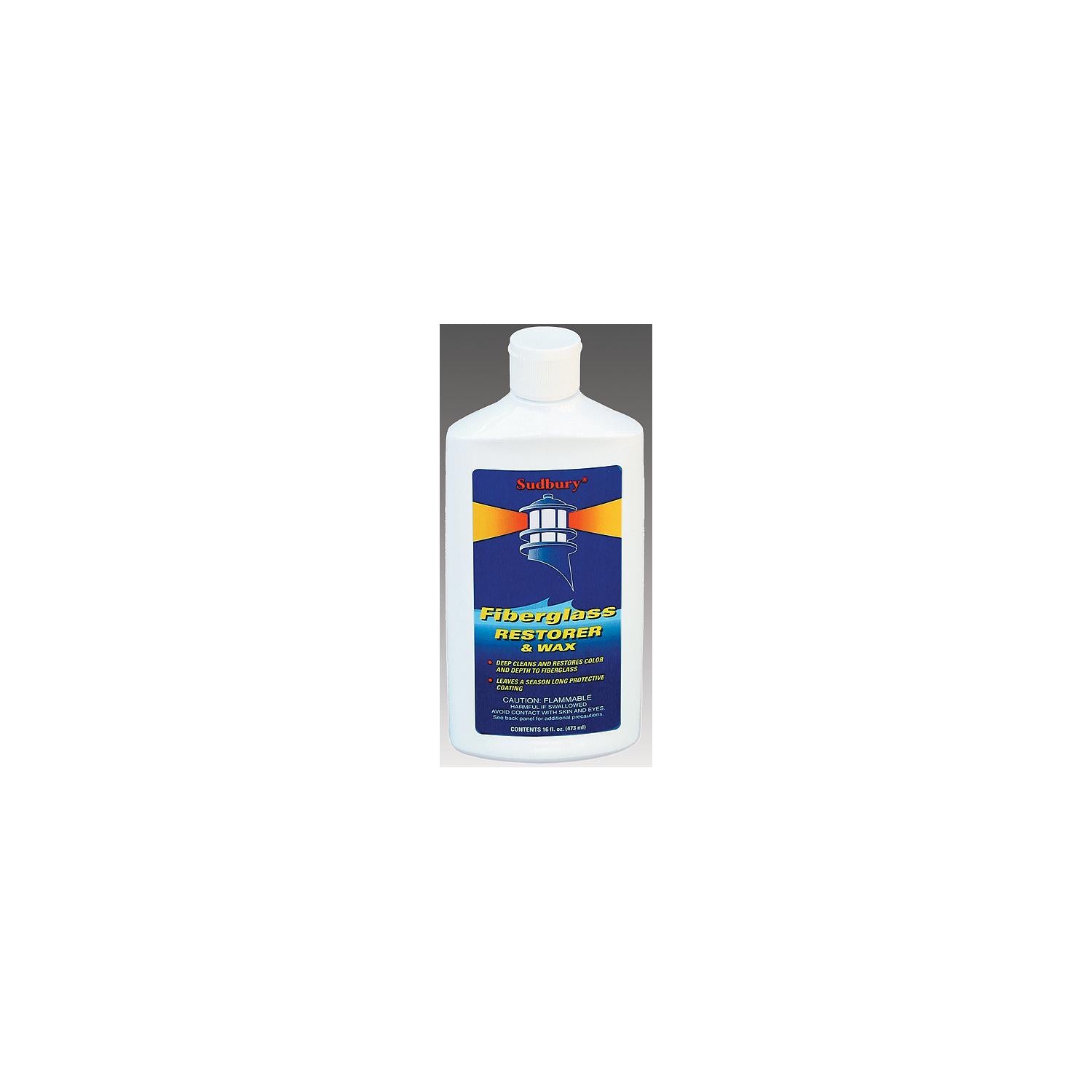 Sudbury Boat Care One Step Fiberglass Restorer & Wax, Liquid, 355 ml (12 oz.) 829-413C