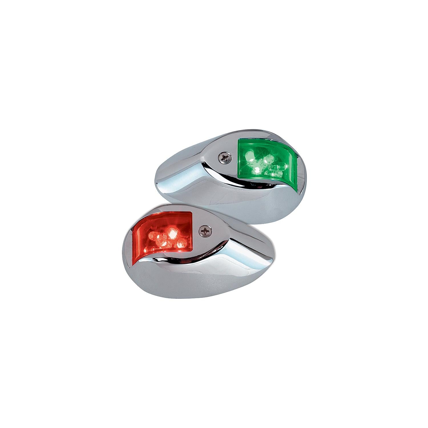 LED 12V Chrome Sidelights Pr 9-0602DP1CHR