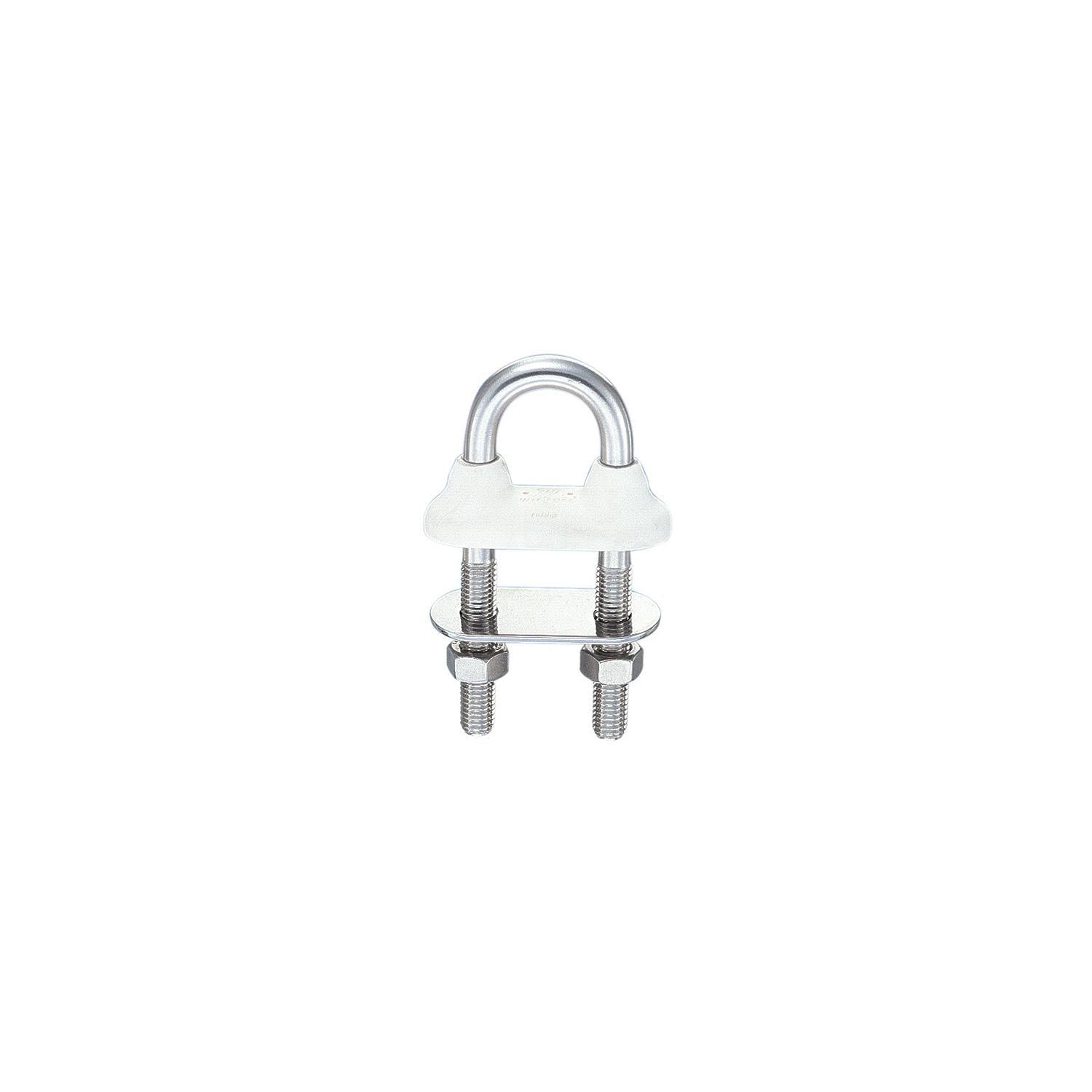 Wichard 65332 Watertight Stainless Steel U-Bolt, 2-3/4" w/ 15/16" Eye, White 905-65332